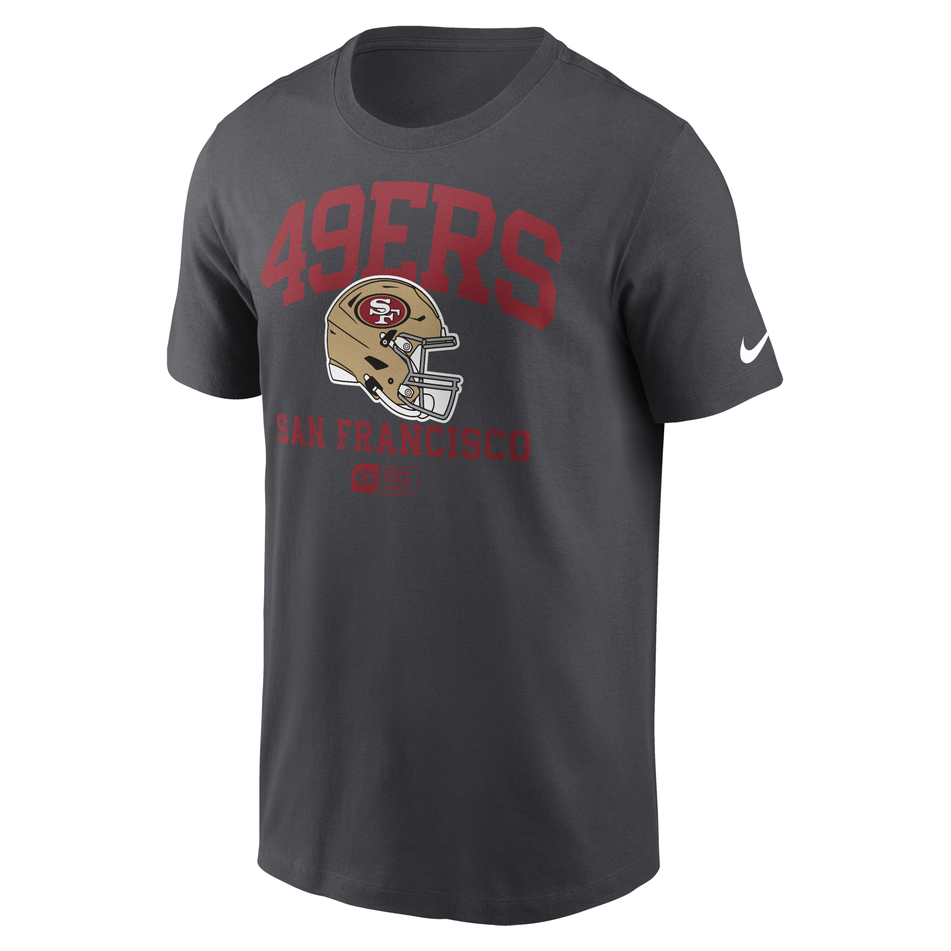 San Francisco 49ers Helmet Essential Men's Nike NFL T-Shirt