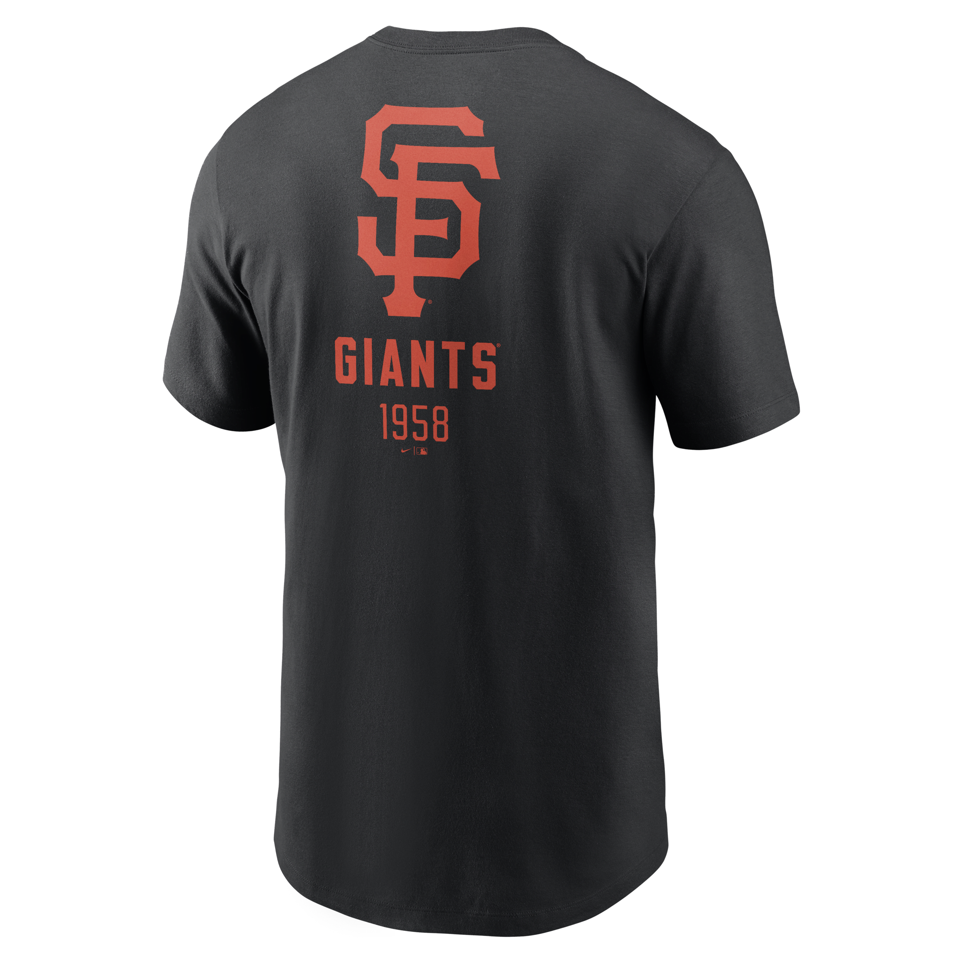 San Francisco Giants Large Logo Back Stack Men's Nike MLB T-Shirt