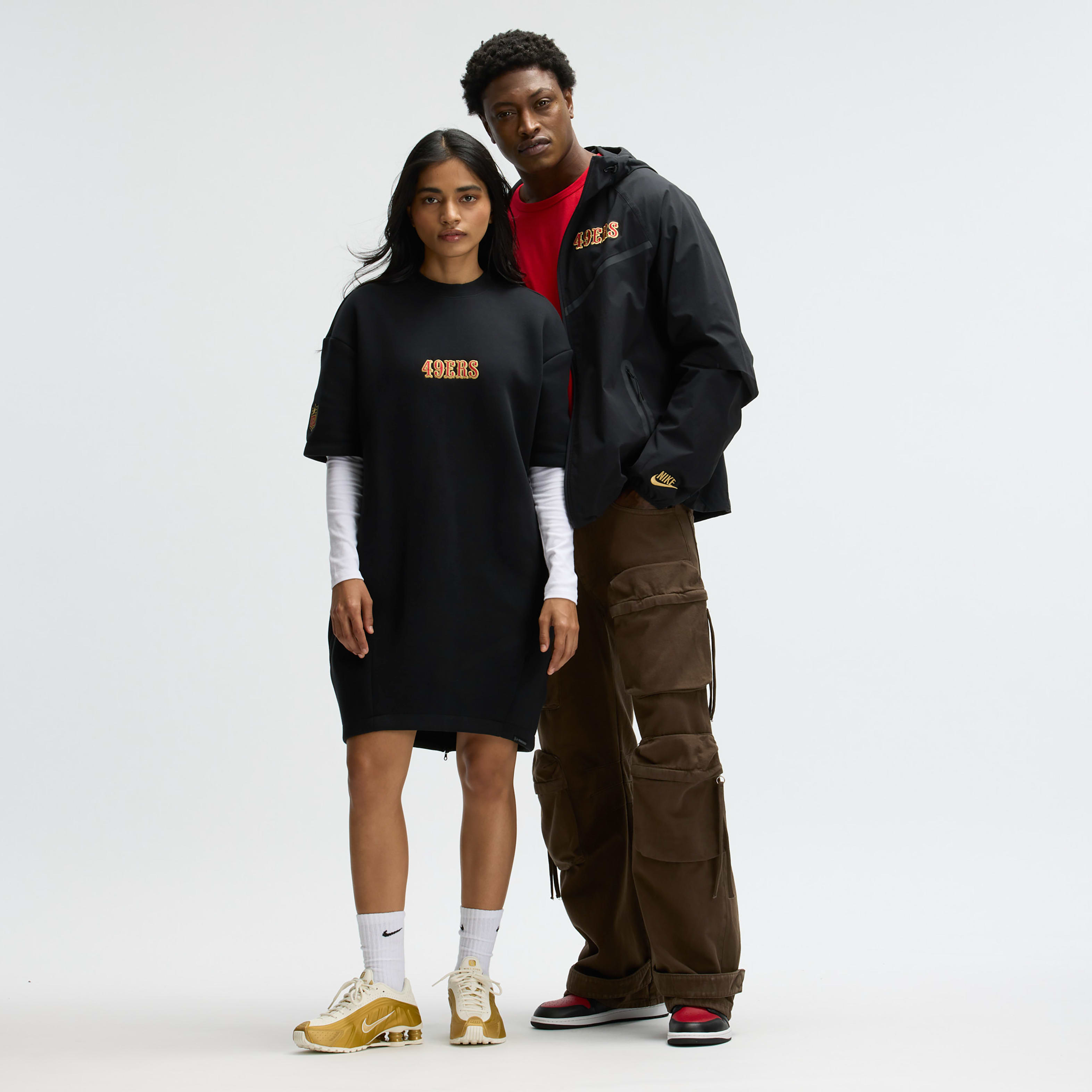 San Francisco 49ers Rivalries Collection Oversized Tech Fleece Women's Nike NFL Dress