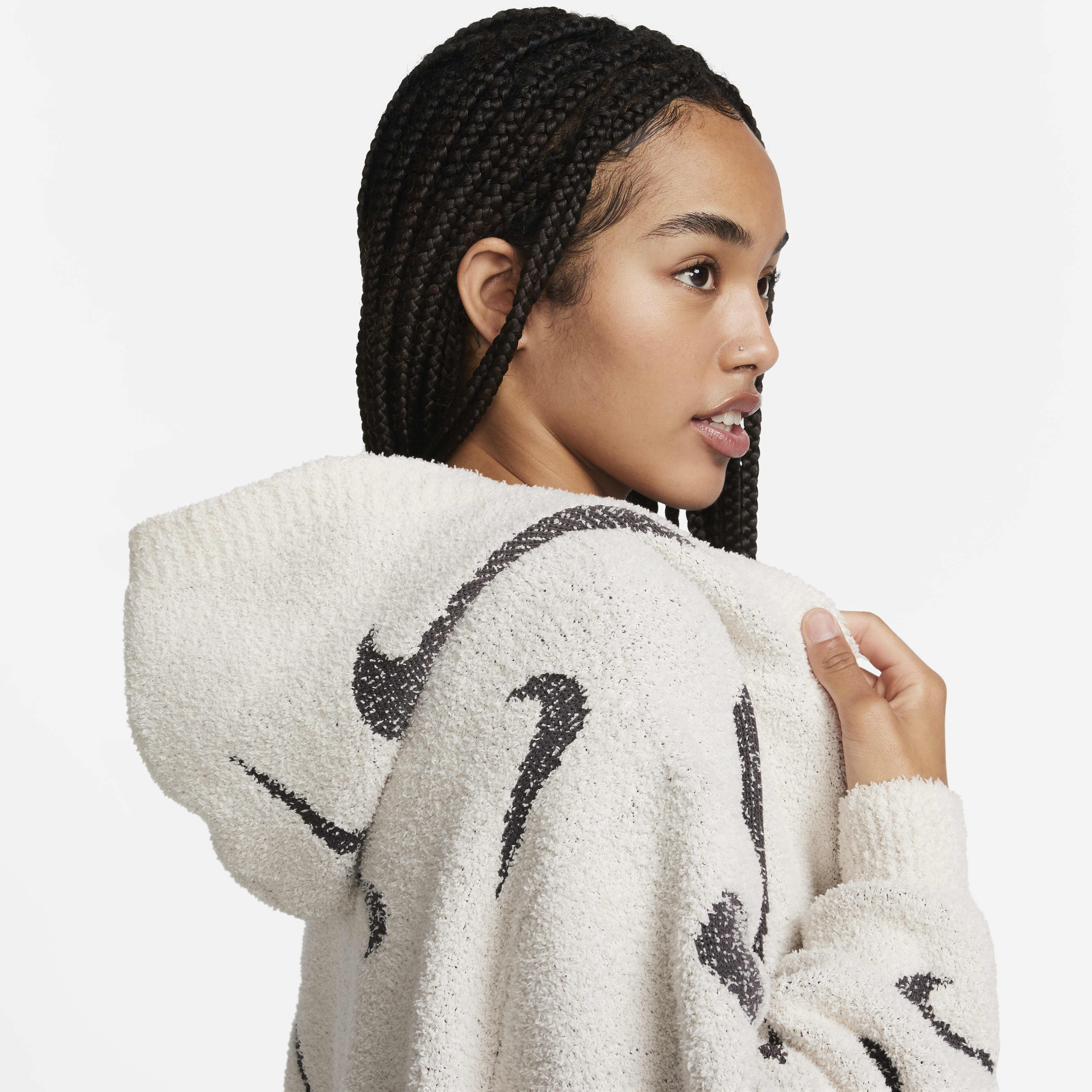 Nike Sportswear Phoenix Cozy Bouclé Women's Loose Long Knit Cardigan