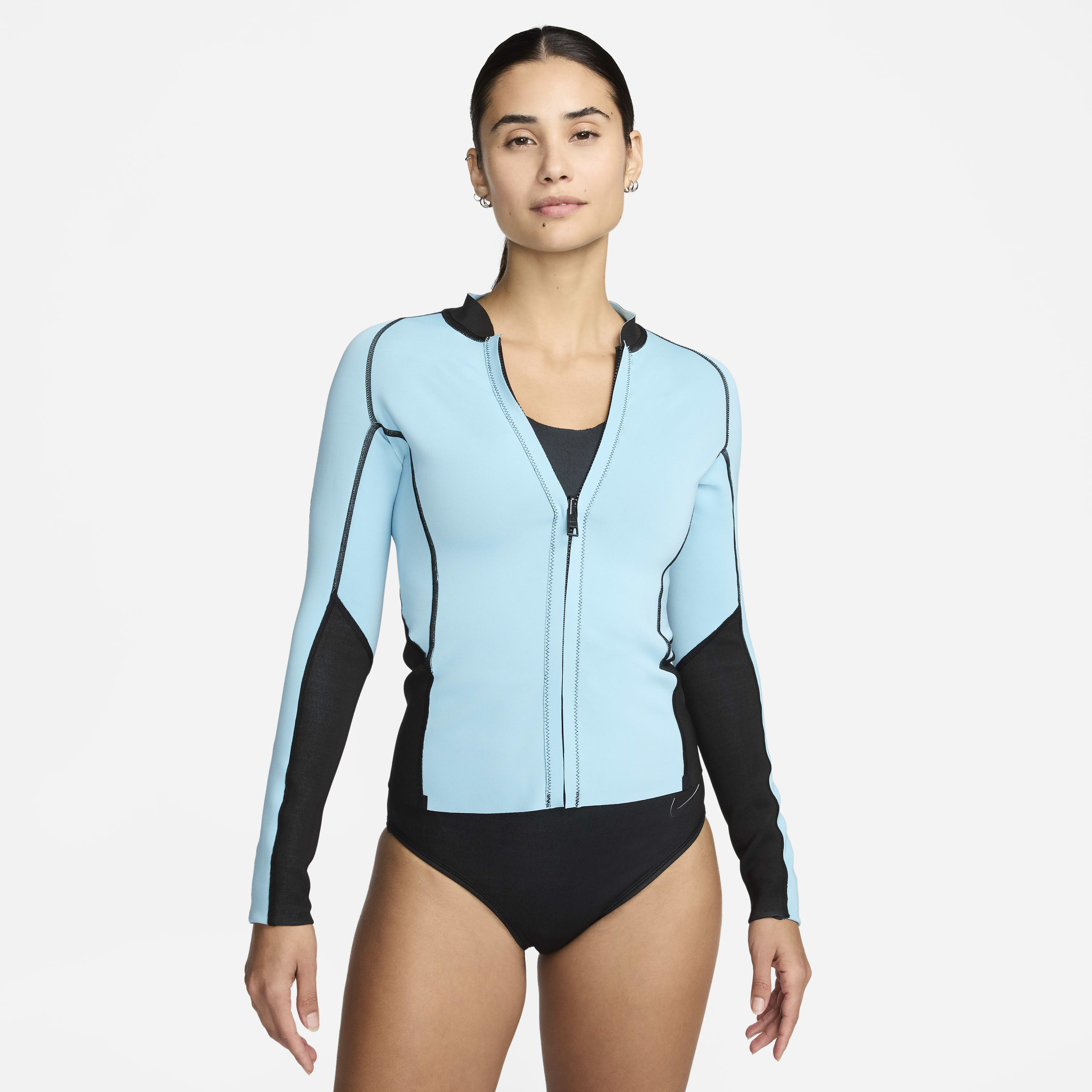 Nike Swim Fusion Women's Long-Sleeve Reversible Zip Shirt