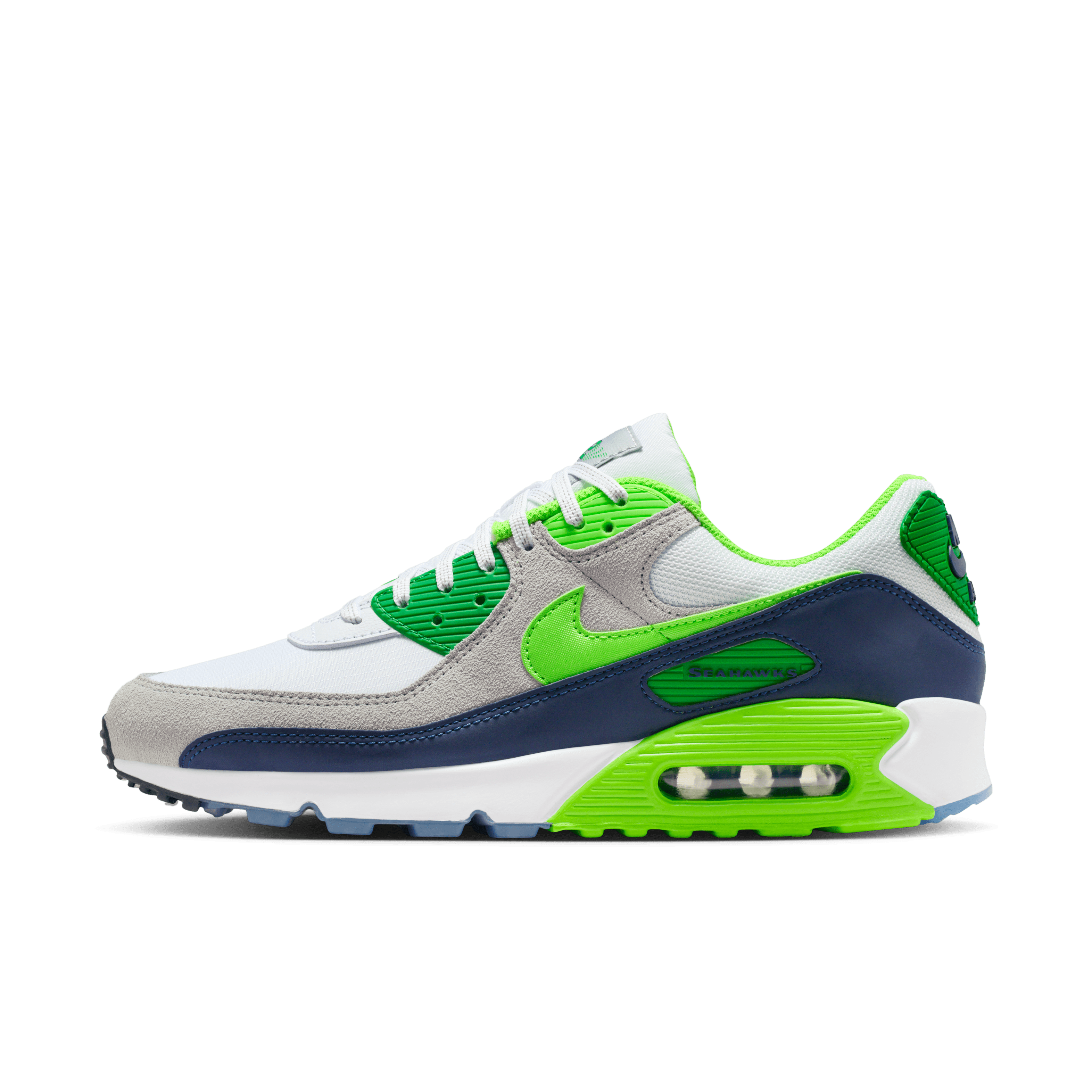 Seattle Seahawks Air Max 90 Men's Nike Shoes
