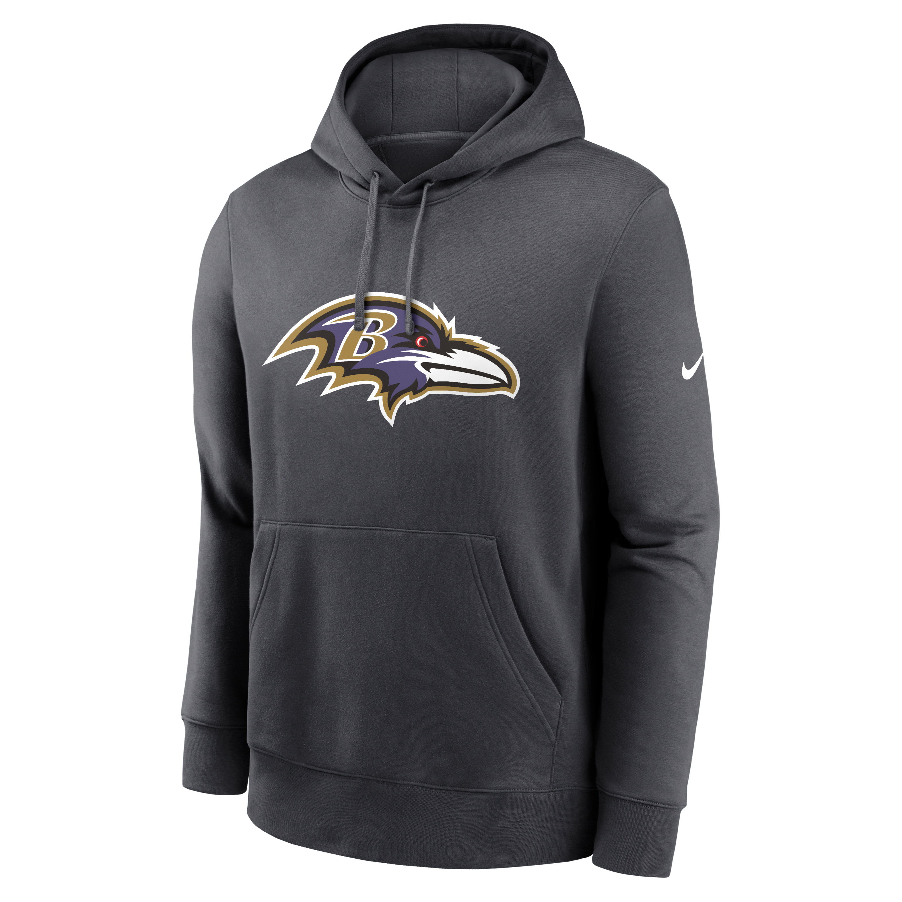 Baltimore Ravens Club Logo Men's Nike NFL Pullover Hoodie