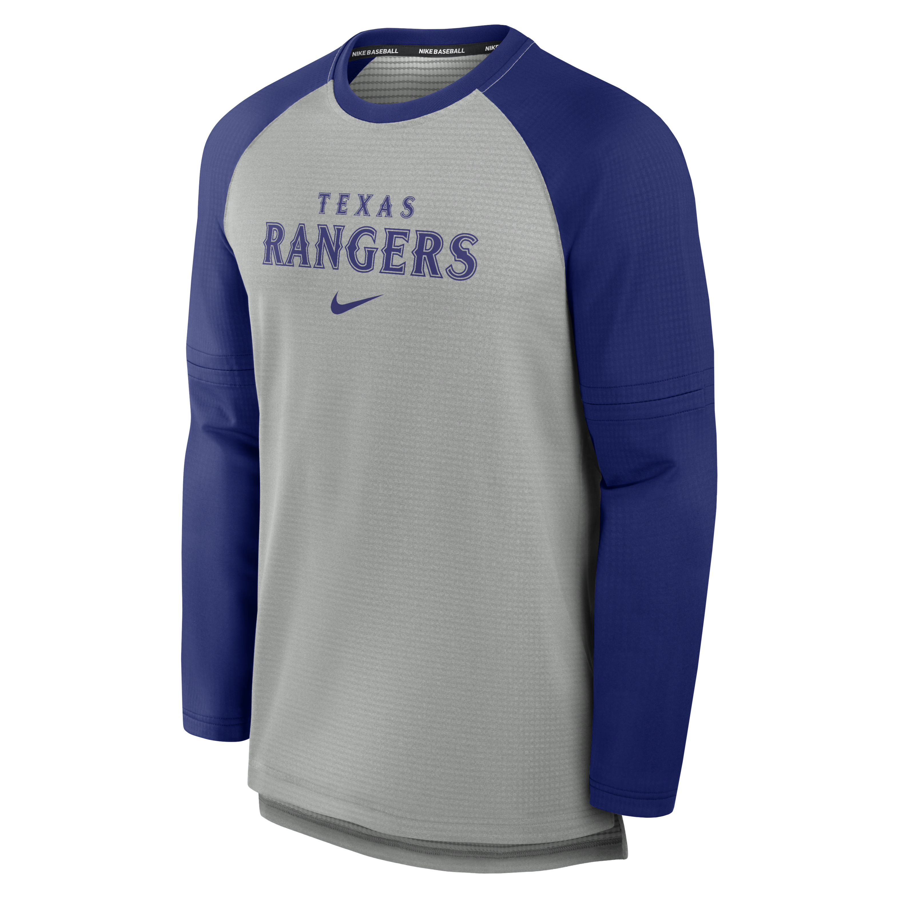 Texas Rangers Authentic Collection Game Time Men's Nike Breathe MLB Long-Sleeve T-Shirt