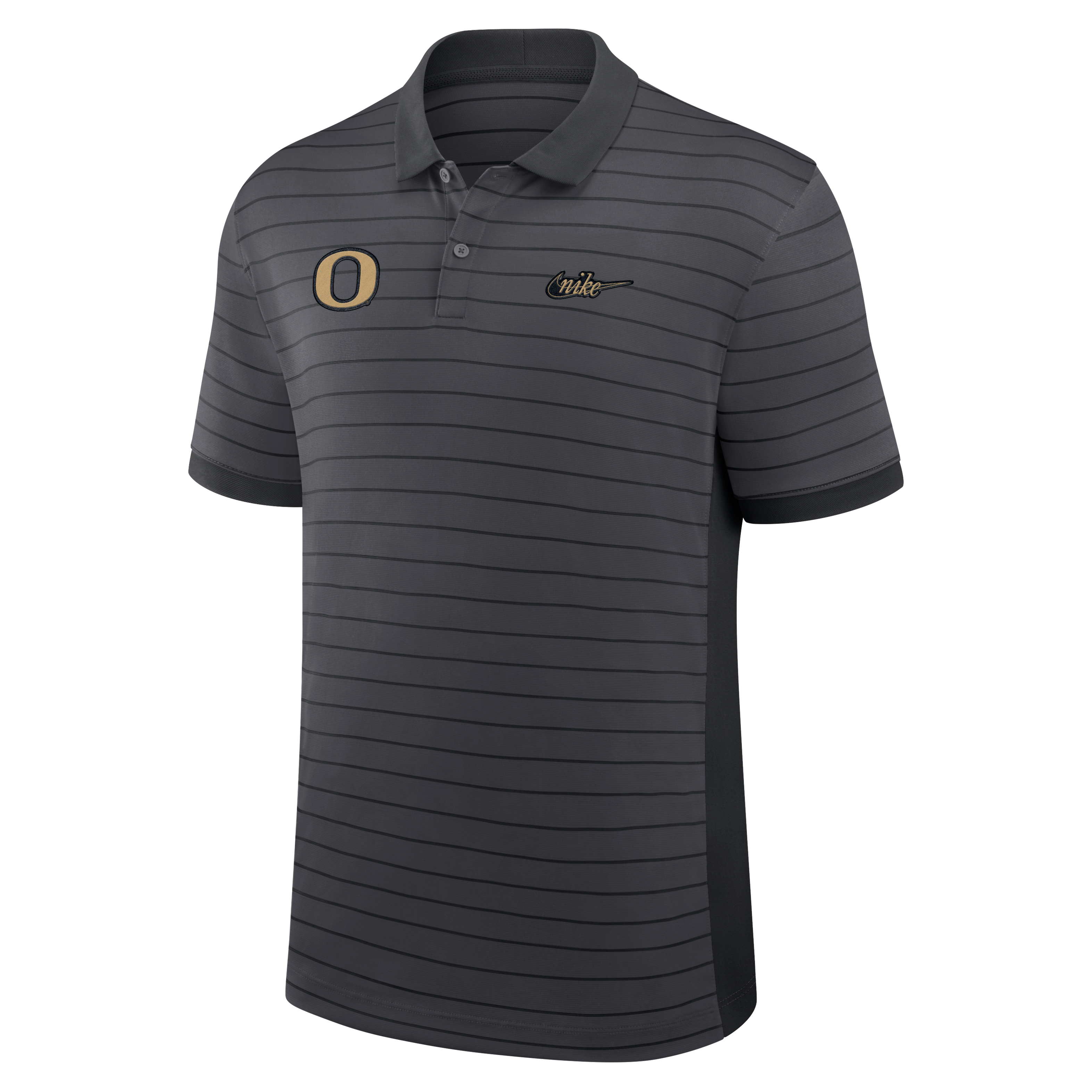 Oregon Victory Stripe Men's Nike Dri-FIT College Polo