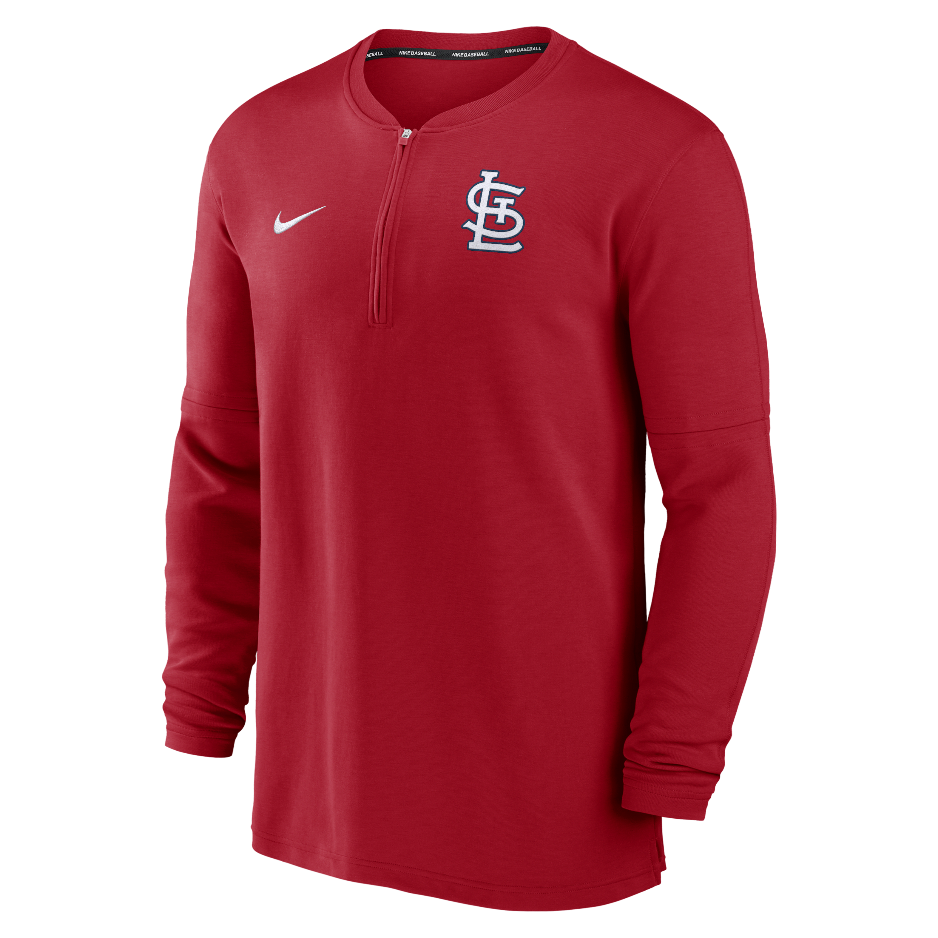 St. Louis Cardinals Authentic Collection Game Time Men's Nike Dri-FIT MLB 1/2-Zip Long-Sleeve Top