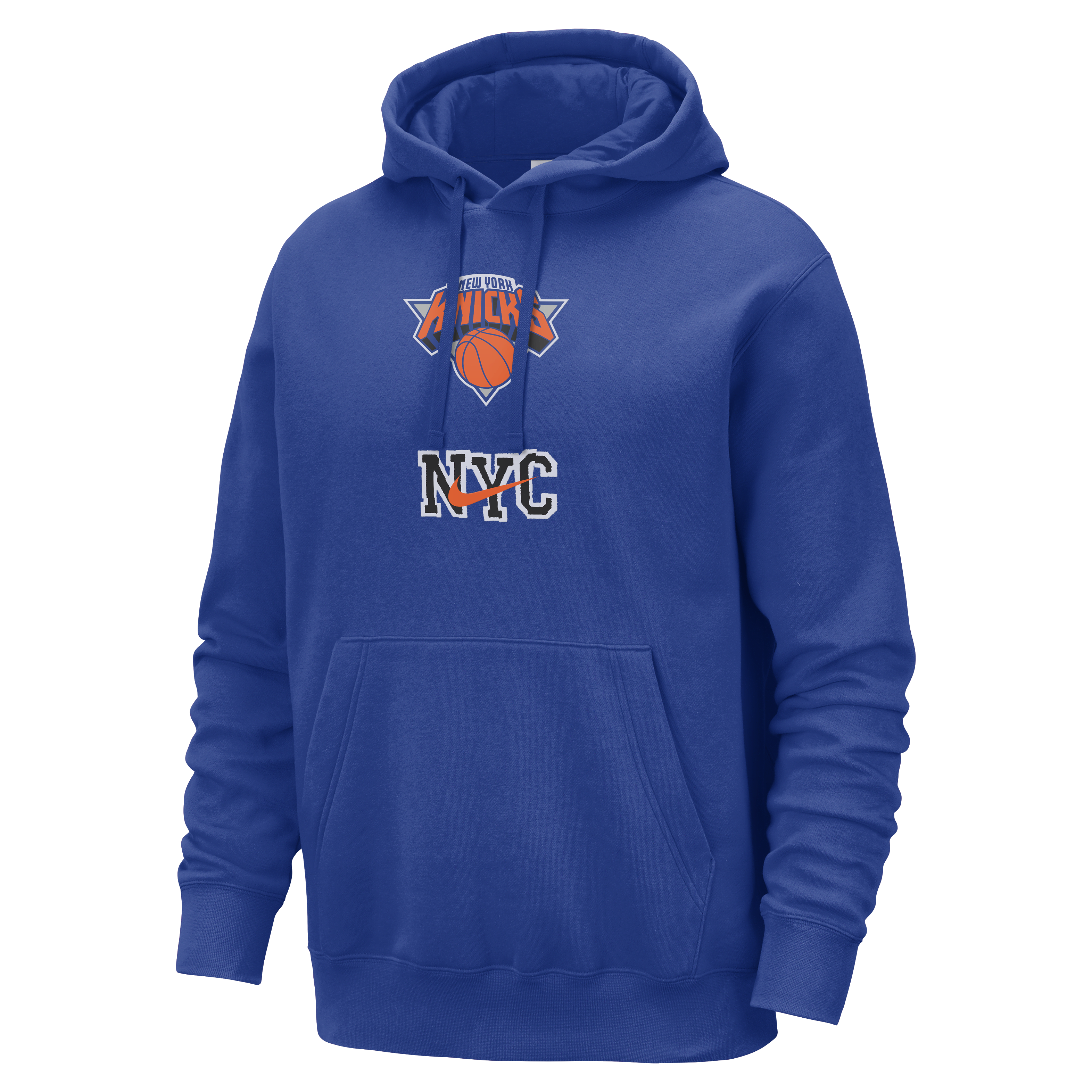 New York Knicks Club Fleece City Edition Men's Nike NBA Pullover Hoodie