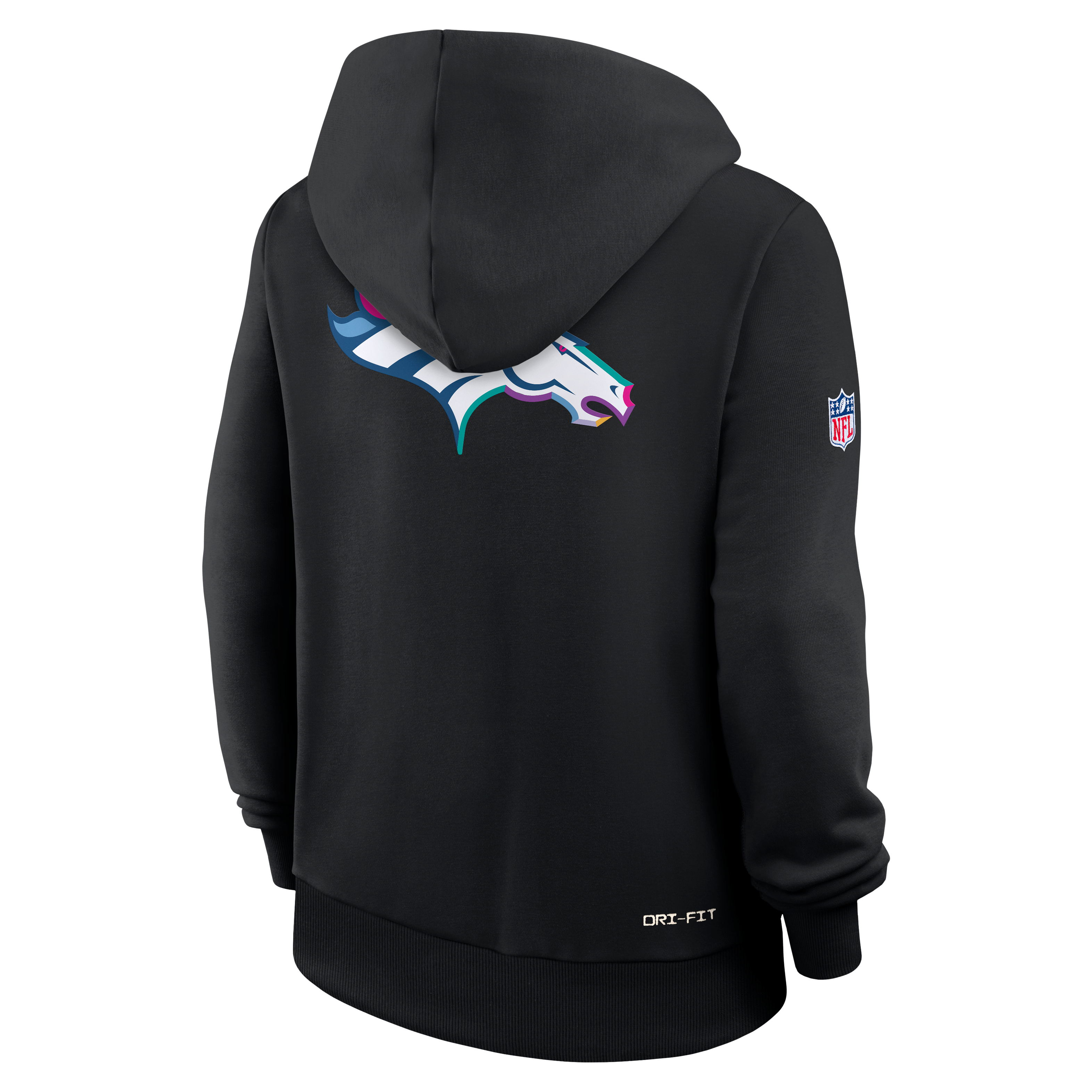 Denver Broncos Crucial Catch Women's Nike Dri-FIT NFL Pullover Hoodie