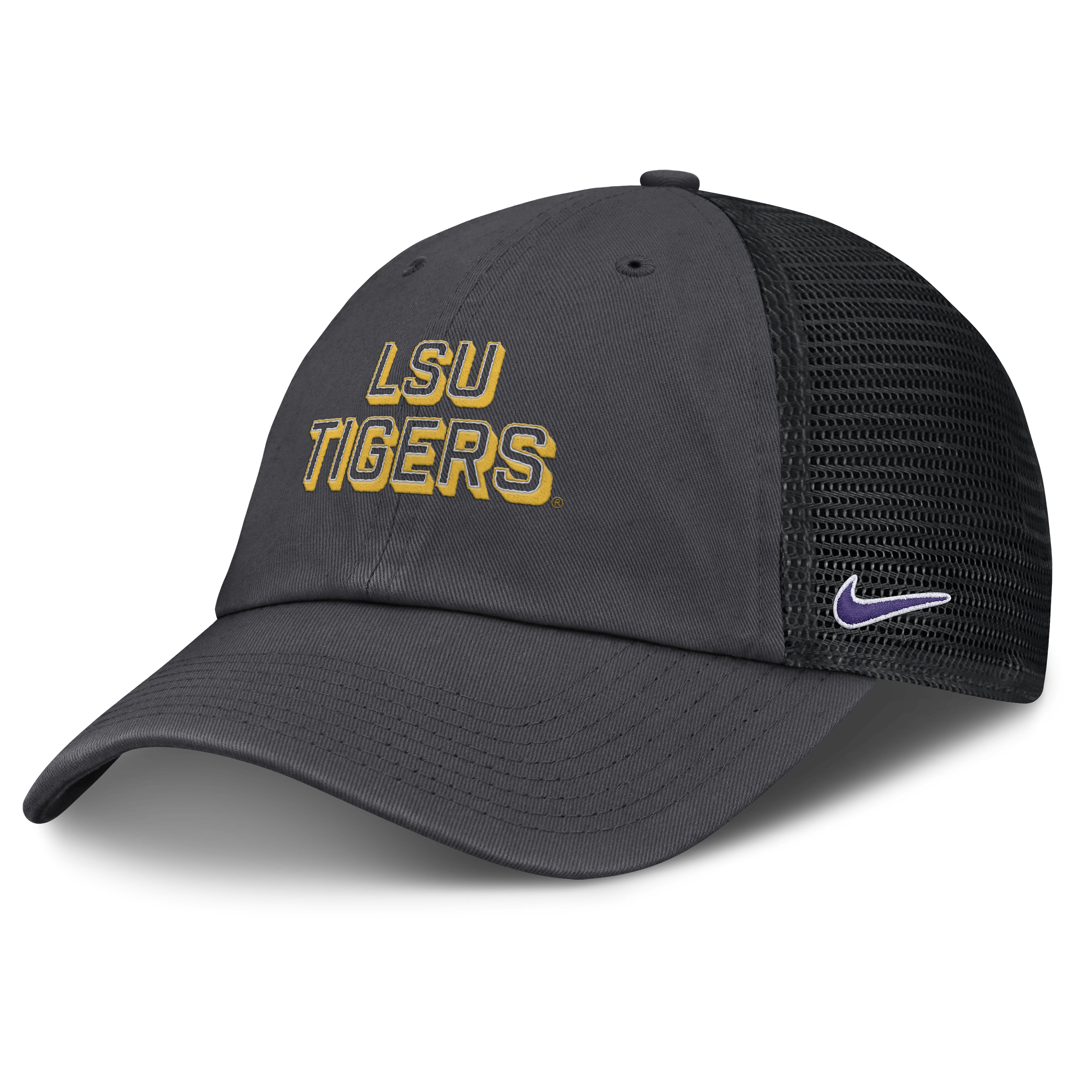 LSU On-Field Club Gameday Men's Nike College Trucker Adjustable Hat