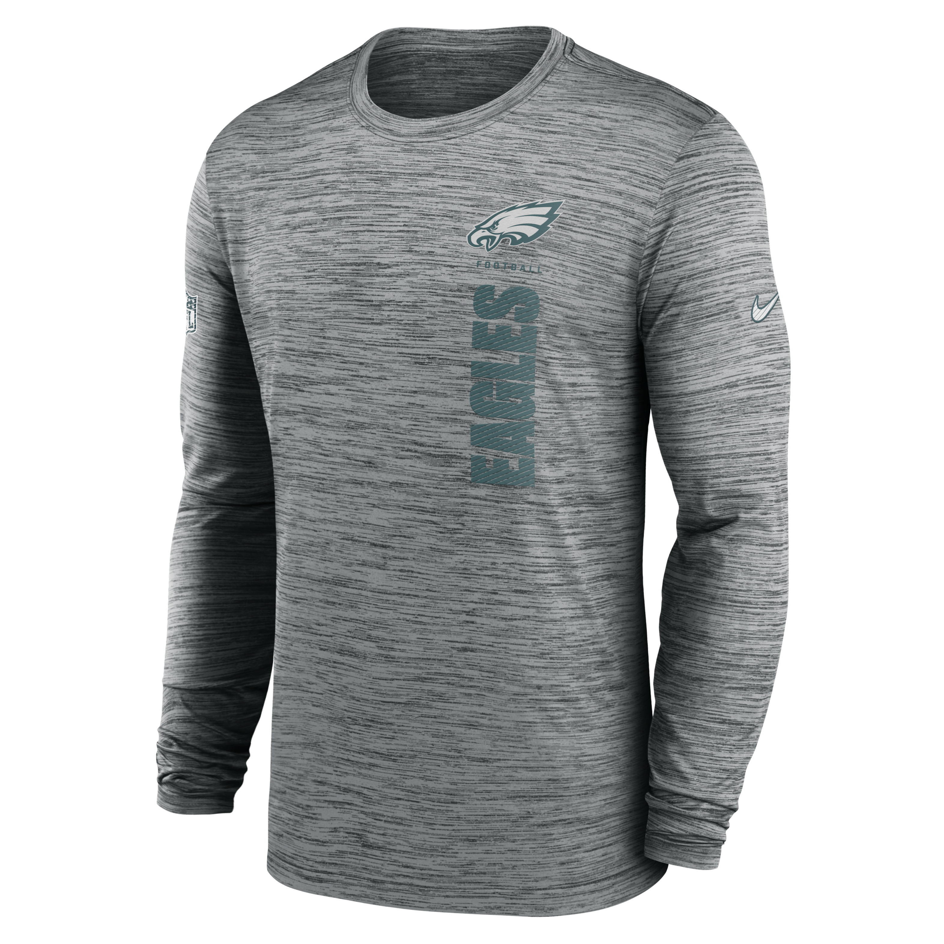 Philadelphia Eagles Sideline Velocity Men's Nike Dri-FIT NFL Long-Sleeve T-Shirt