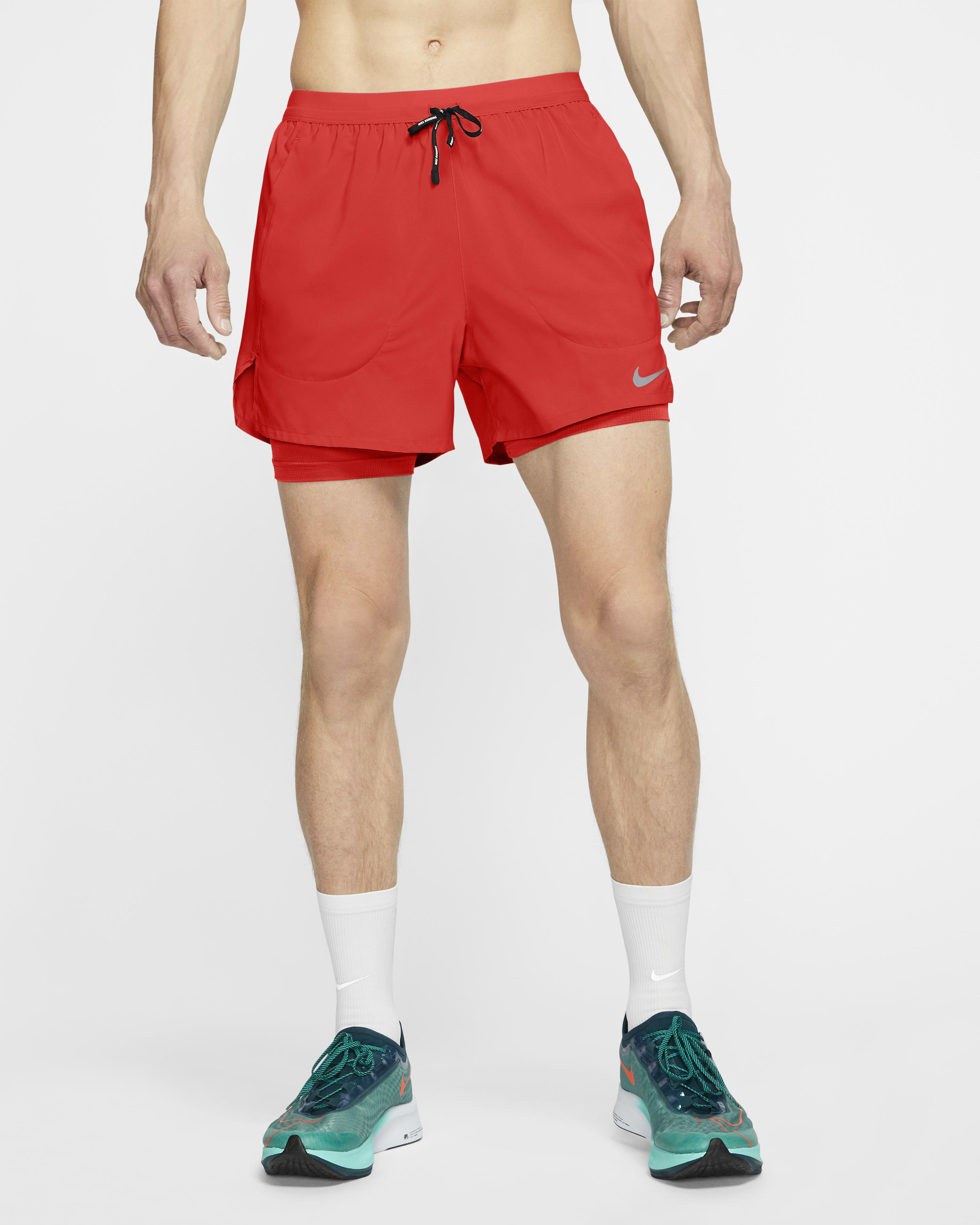 Nike Dri-Fit Men’s Running Shorts Size Large w/Liner Lightweight High Side  Slit