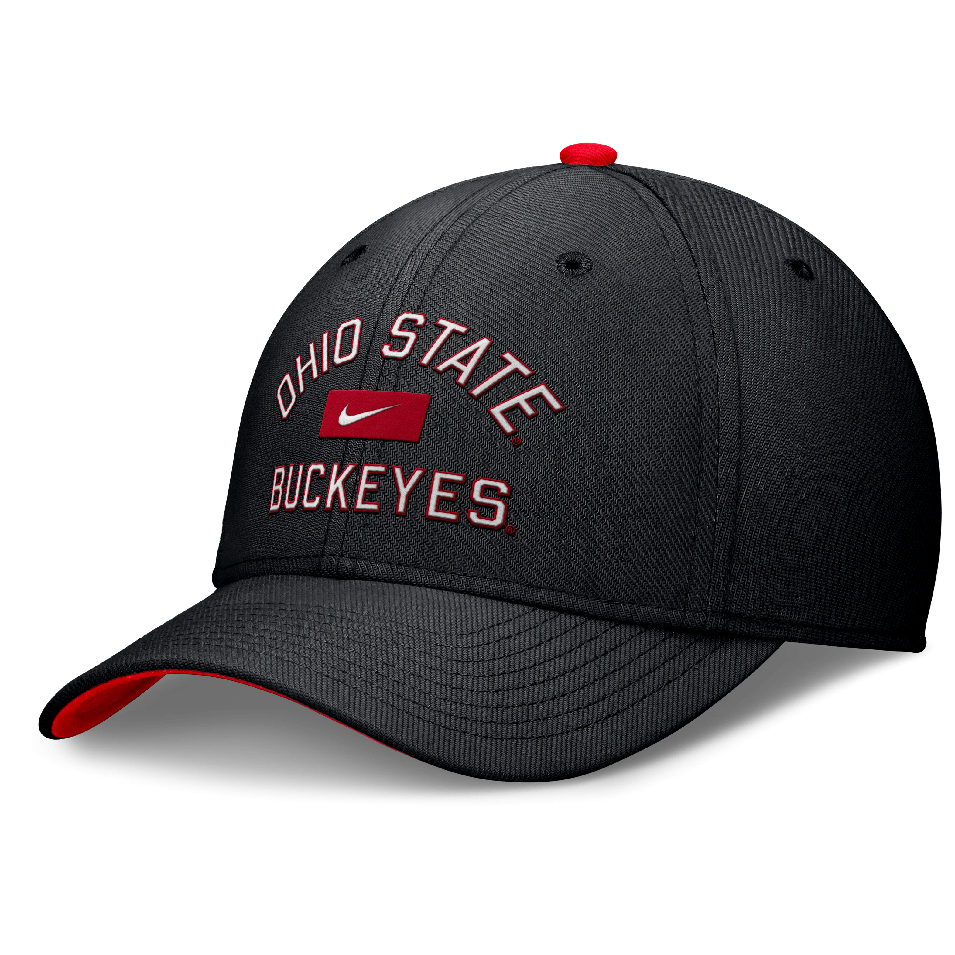 Ohio State Buckeyes Primetime Rise Swoosh Men's Nike Dri-FIT College Hat