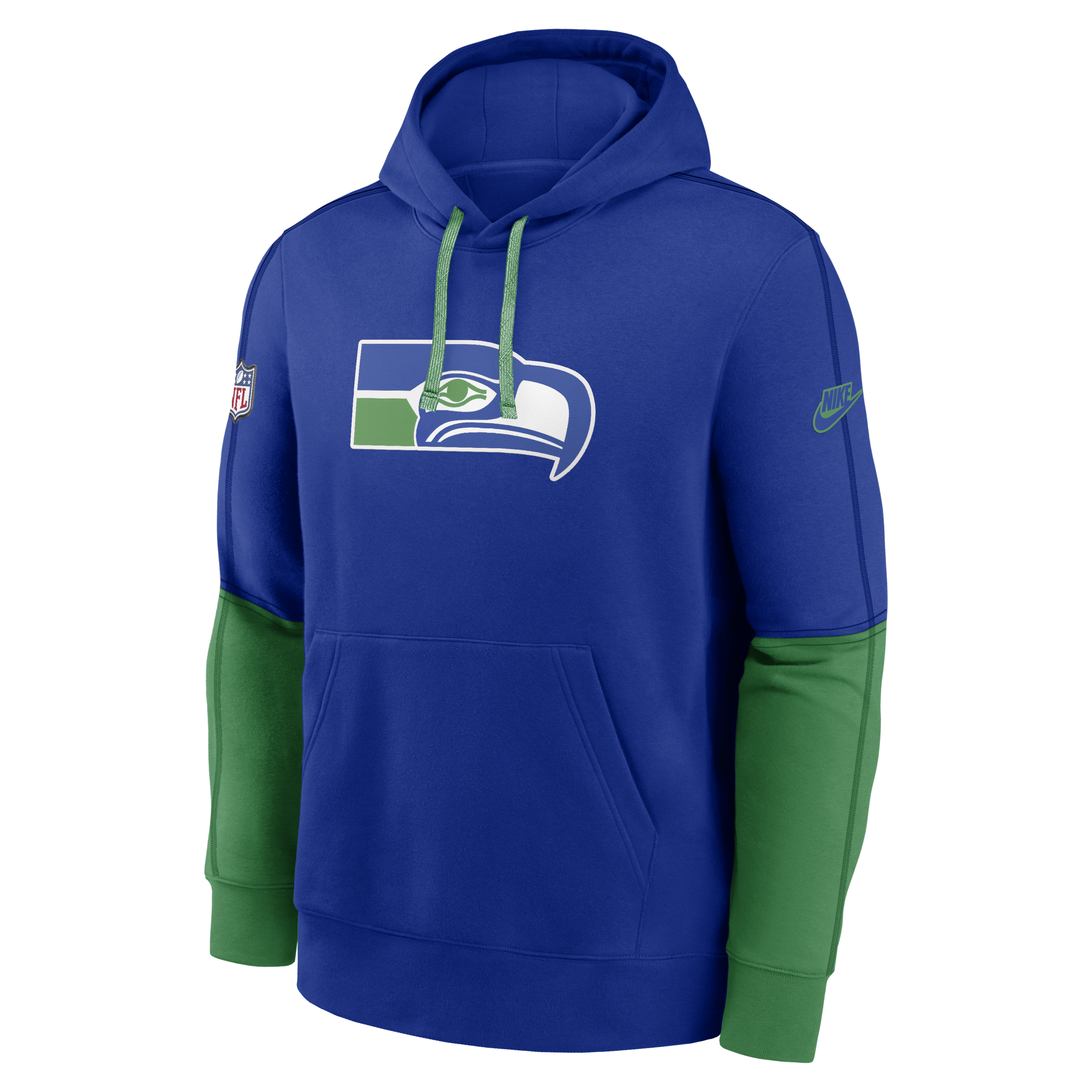 Seattle Seahawks Logo Team Issue Club Men's Nike NFL Pullover Hoodie