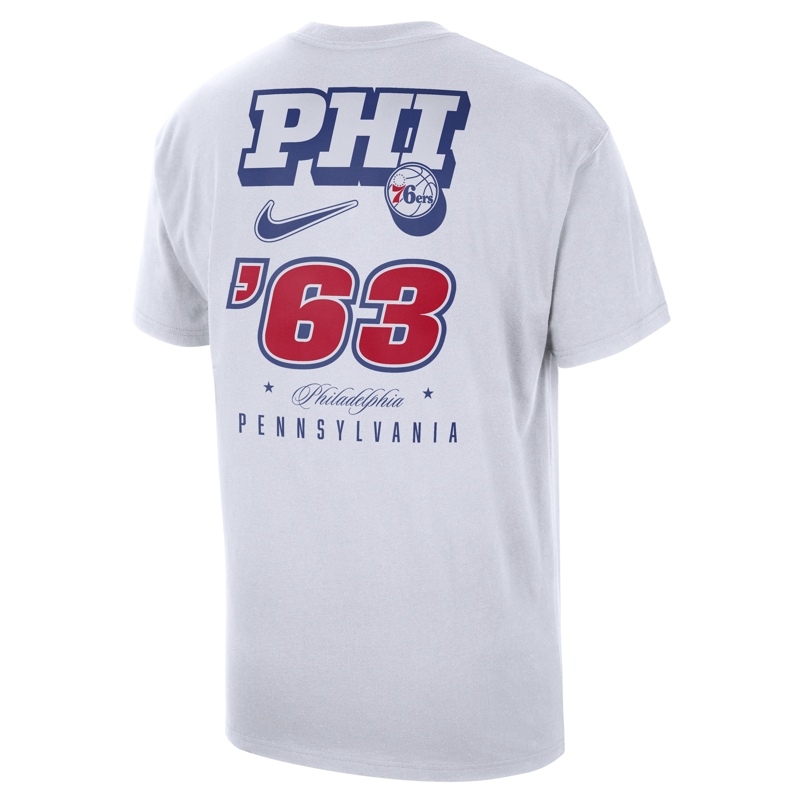 Philadelphia 76ers Courtside Men's Nike NBA T-Shirt