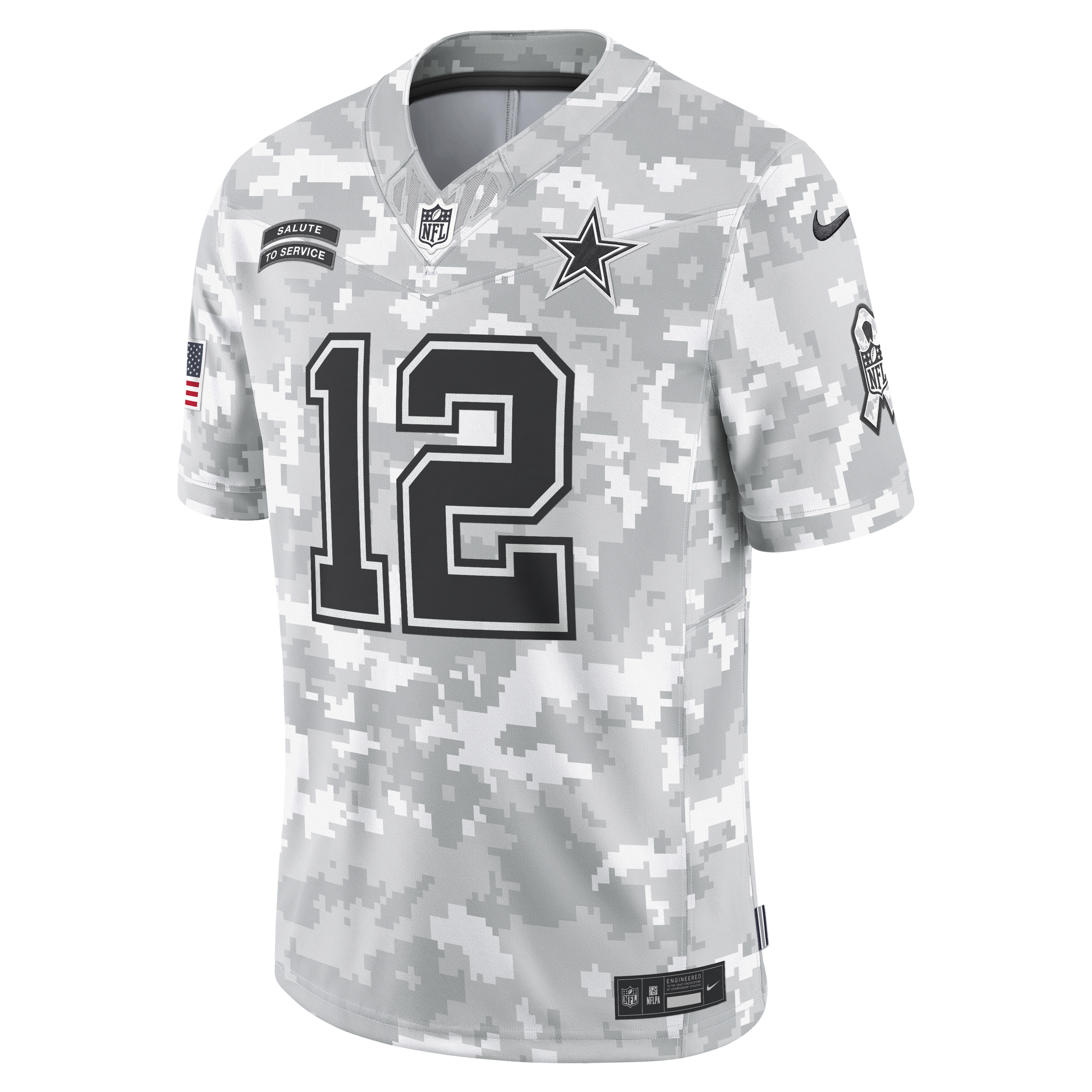 Roger Staubach Dallas Cowboys Salute to Service Men's Nike Dri-FIT NFL Limited Jersey