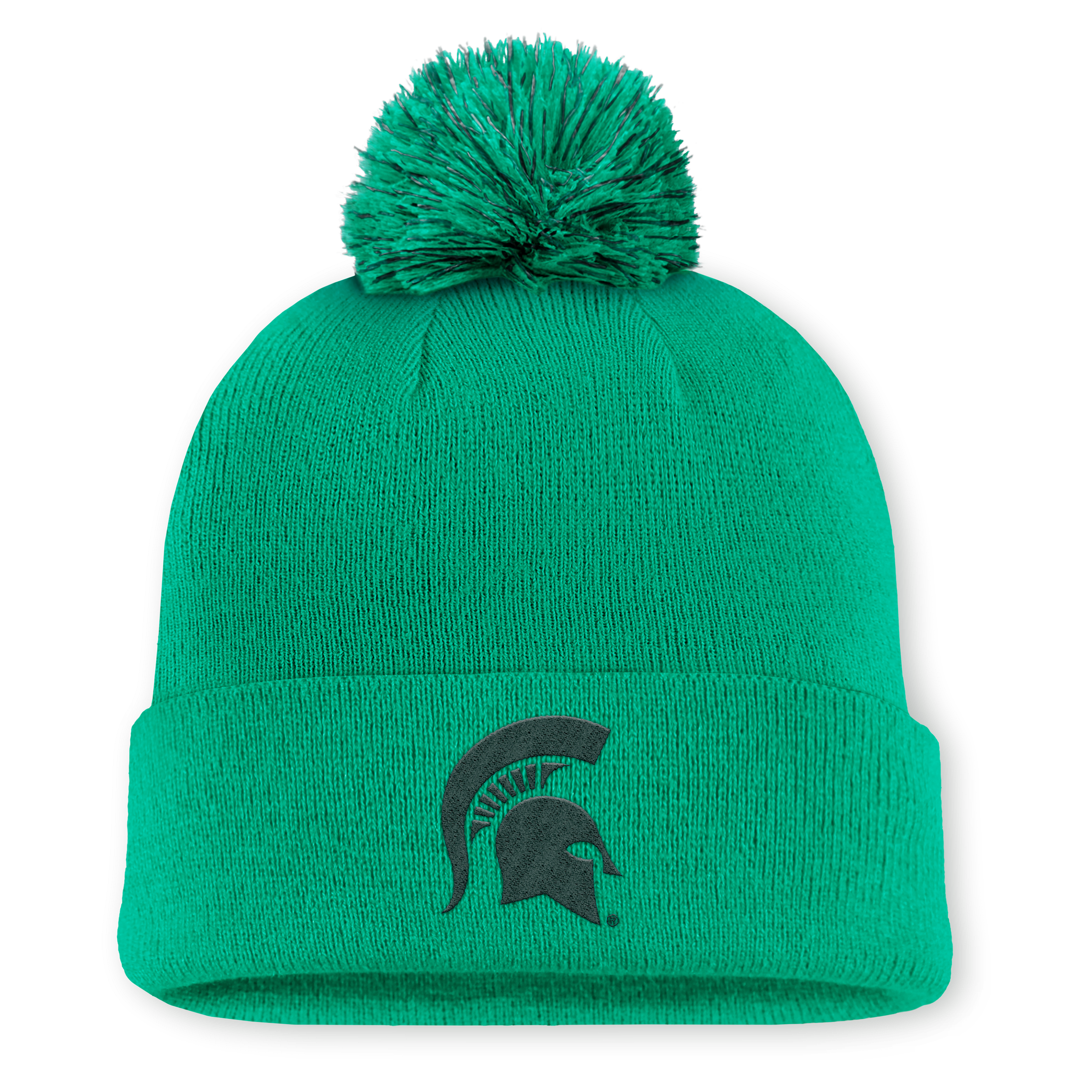 Michigan State Primetime Campus Toned Men's Nike College Cuffed Pom Beanie