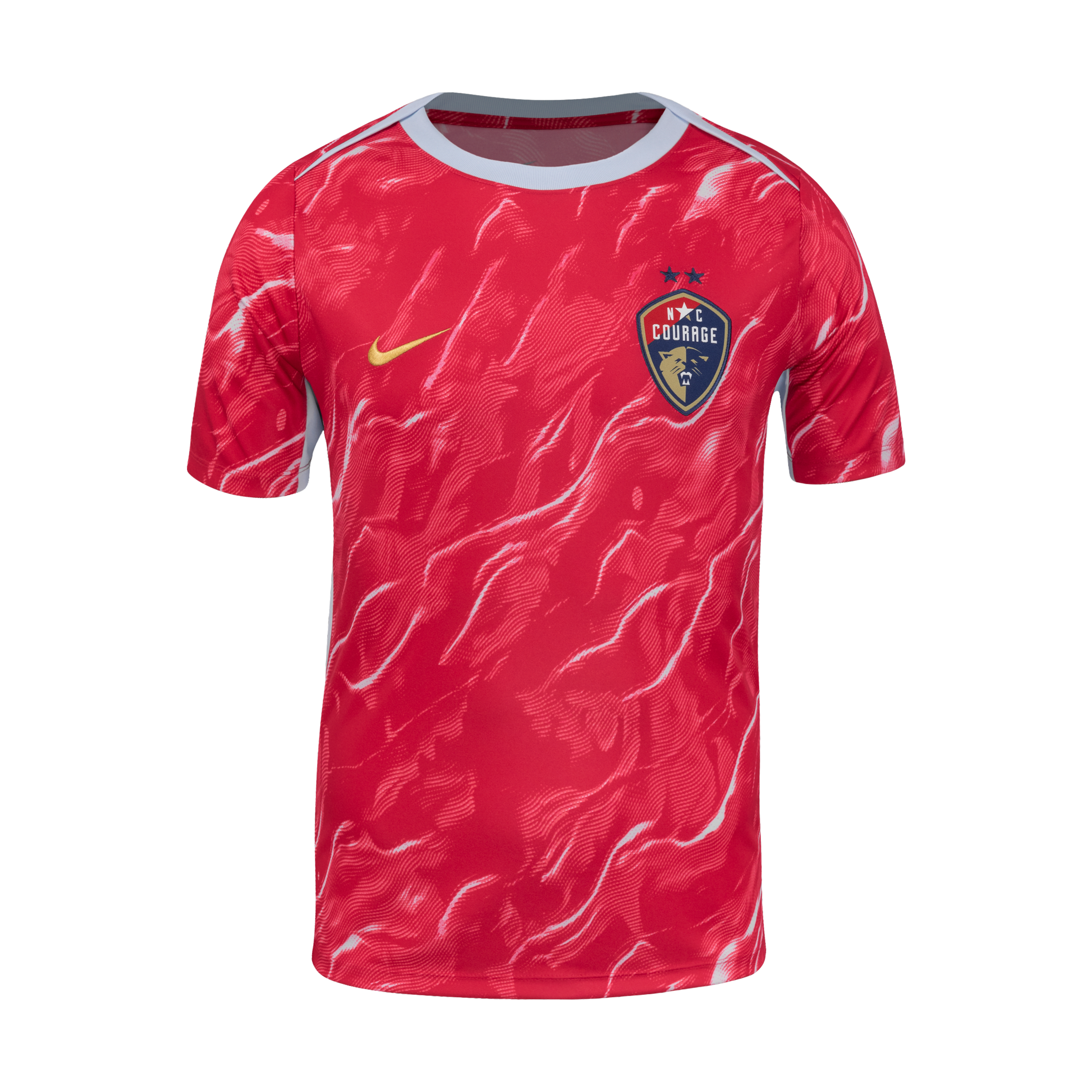 North Carolina Courage 2025 Men's Nike NWSL Short-Sleeve Pre-Match Top
