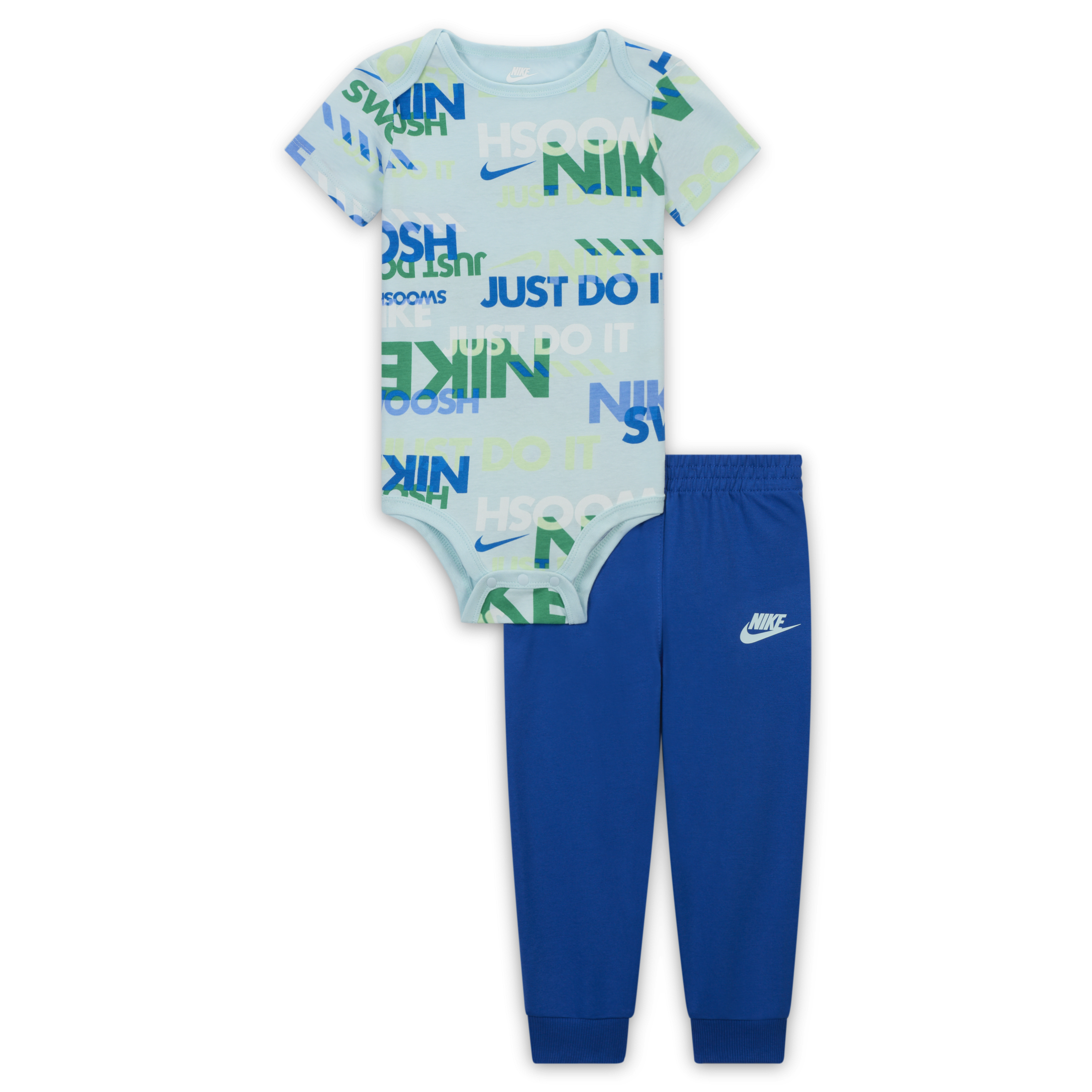 Nike Sportswear Playful Exploration Baby (12-24M) Printed Bodysuit and Pants Set