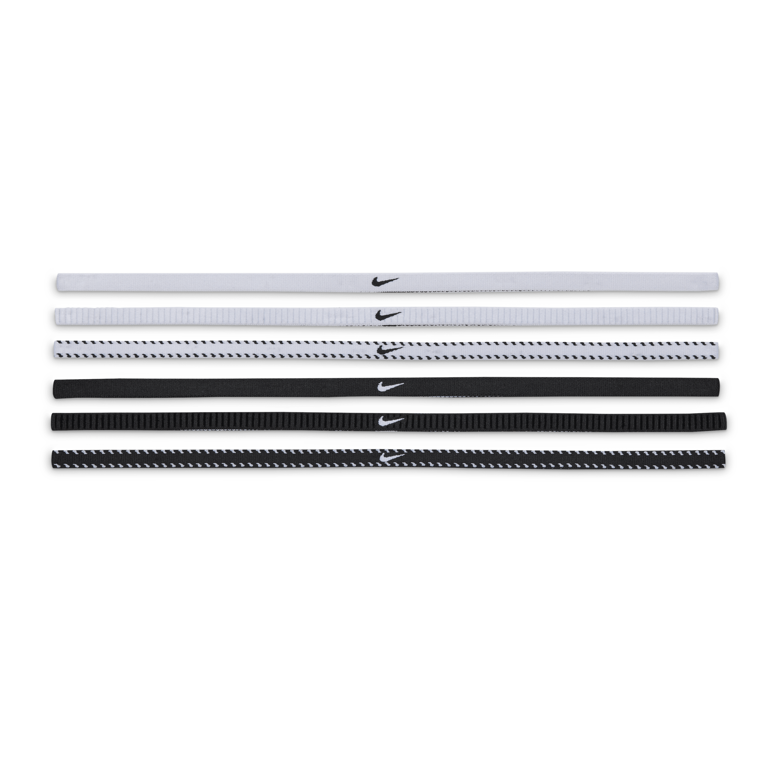 Nike Flex Classic Slim Headbands (6-Pack)