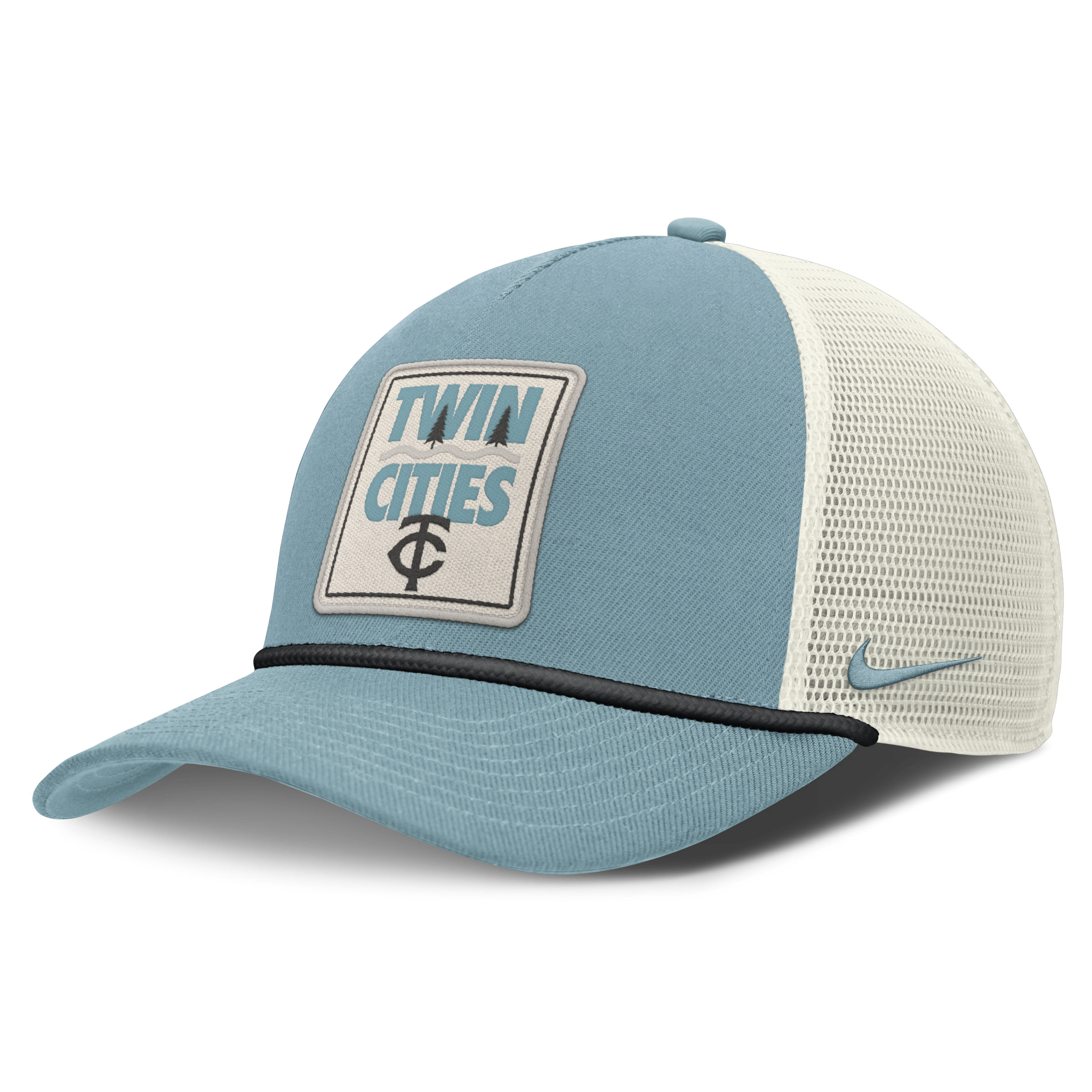 Minnesota Twins Rise Tech Men's Nike Dri-FIT MLB Trucker Adjustable Hat