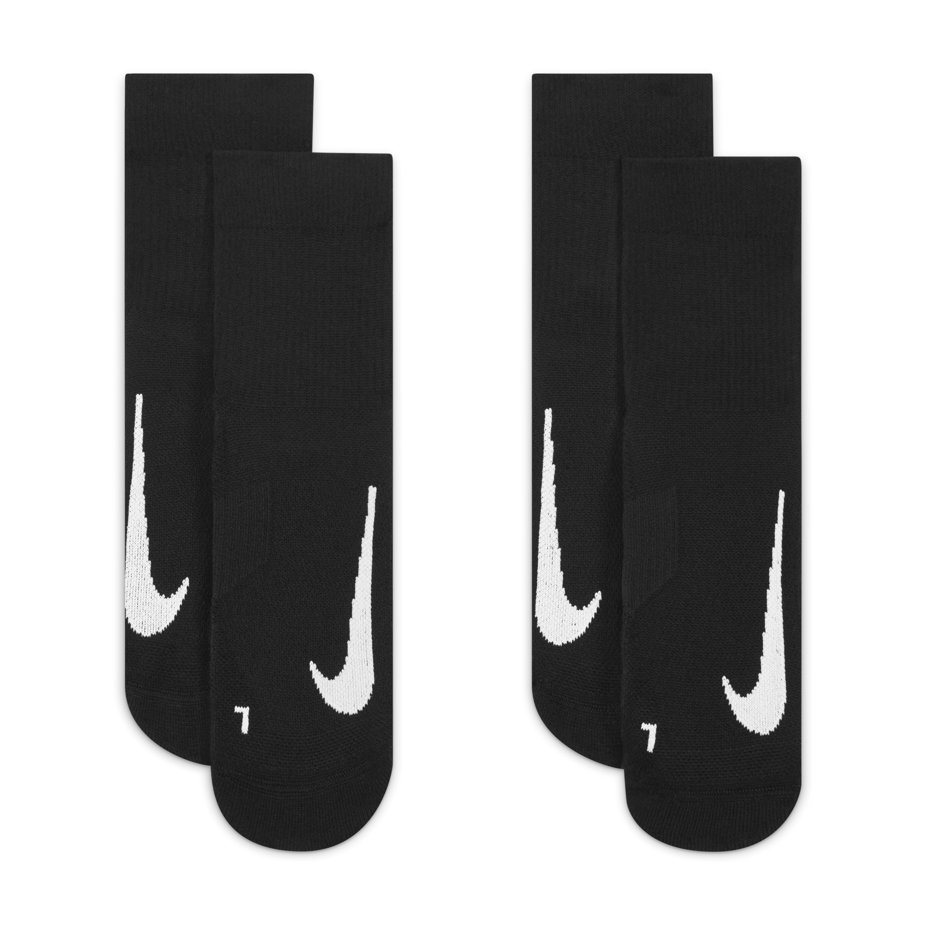 NikeCourt Multiplier Max Tennis Ankle Socks (2 Pairs)