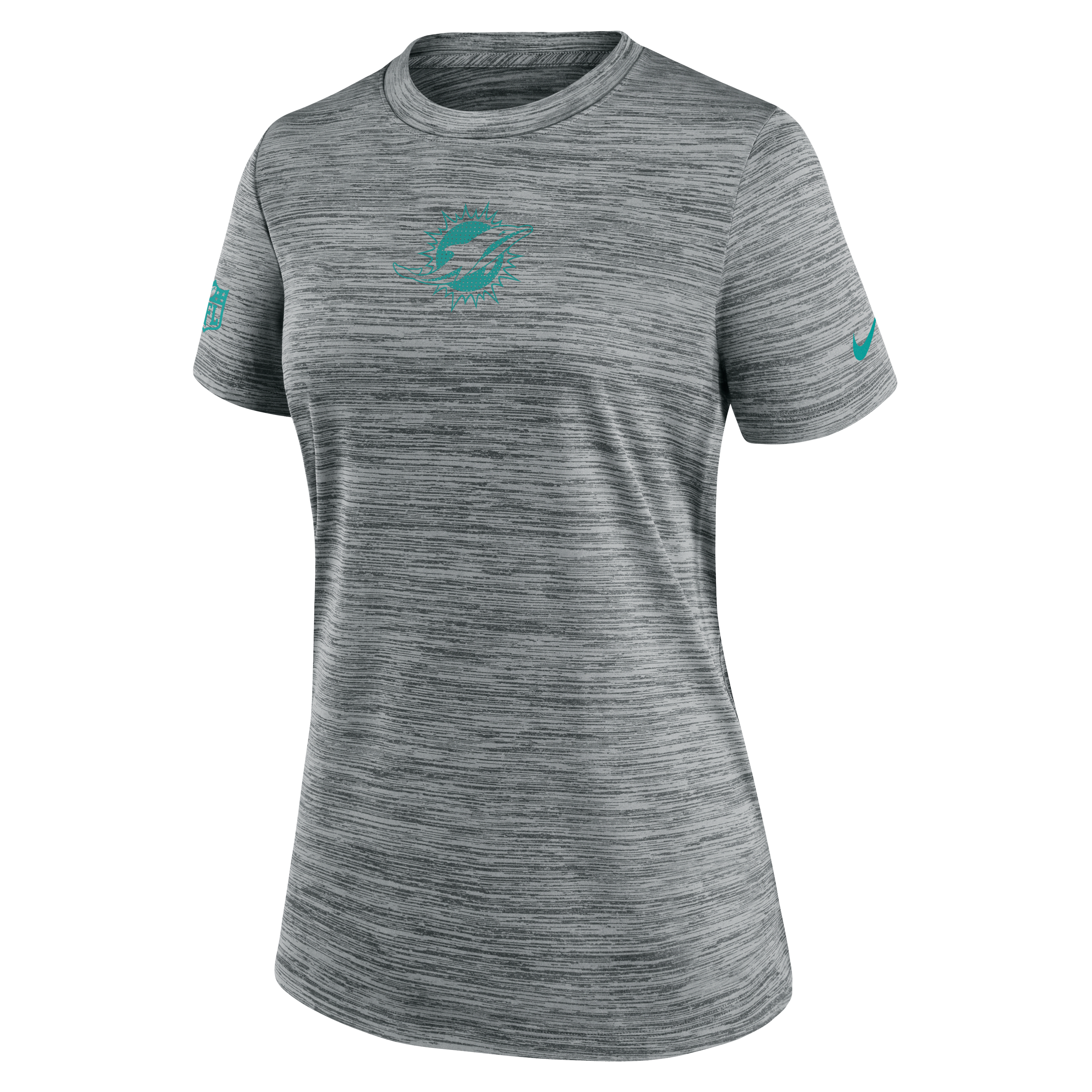 Miami Dolphins Sideline Team Issue Velocity Women's Nike Dri-FIT NFL T-Shirt