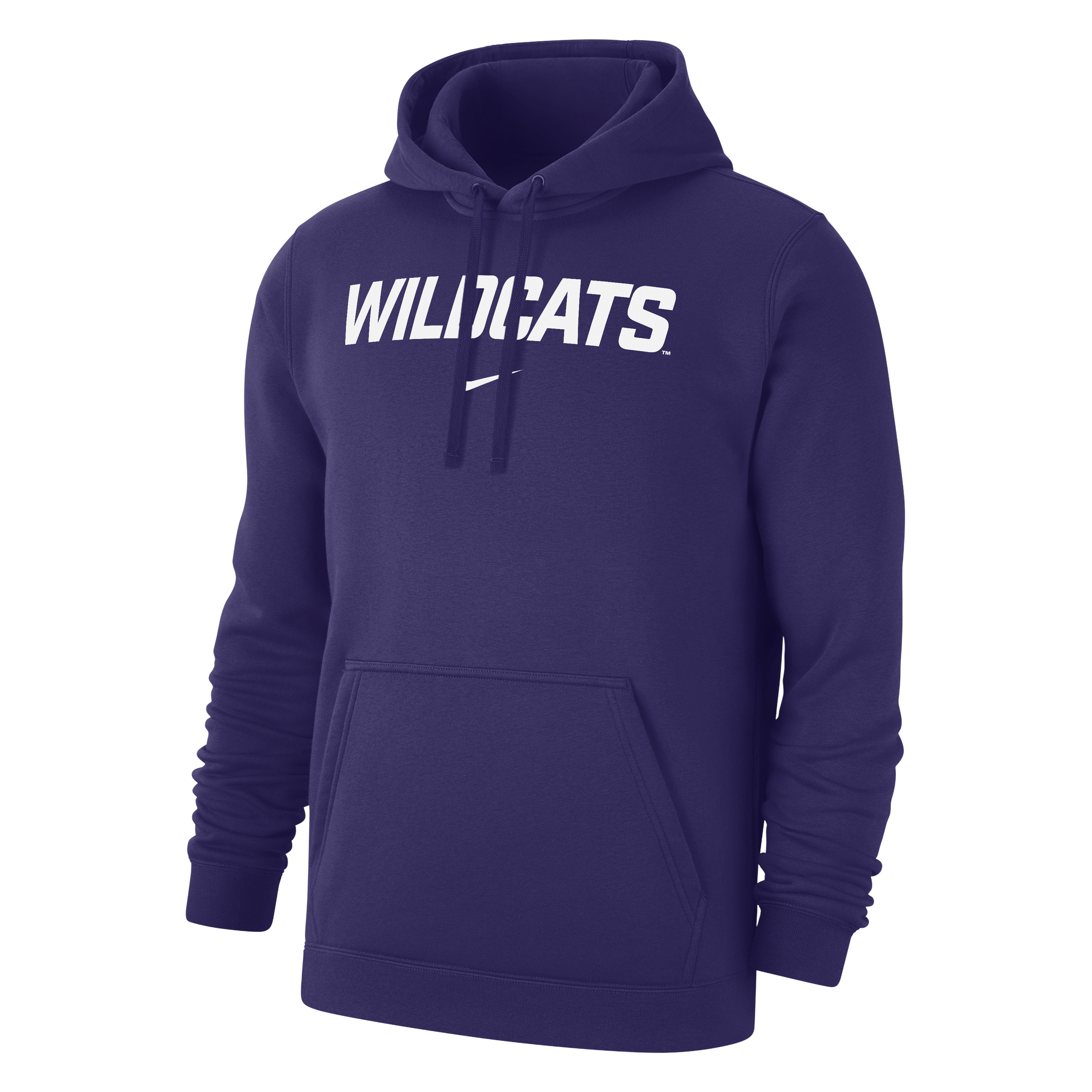 Kansas State Club Fleece Men's Nike College Pullover Hoodie