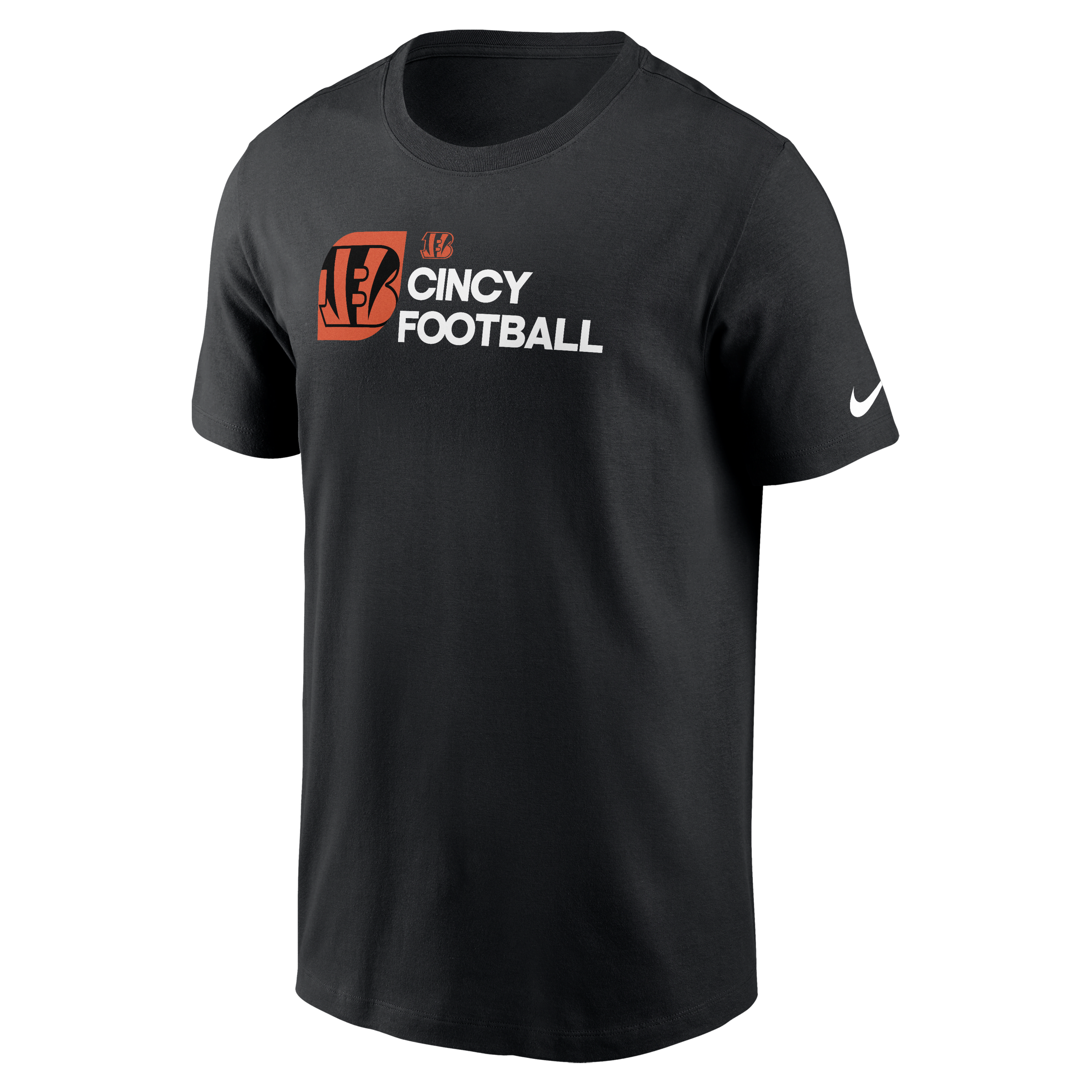 Cincinnati Bengals Primetime Wordmark Essential Men's Nike NFL T-Shirt