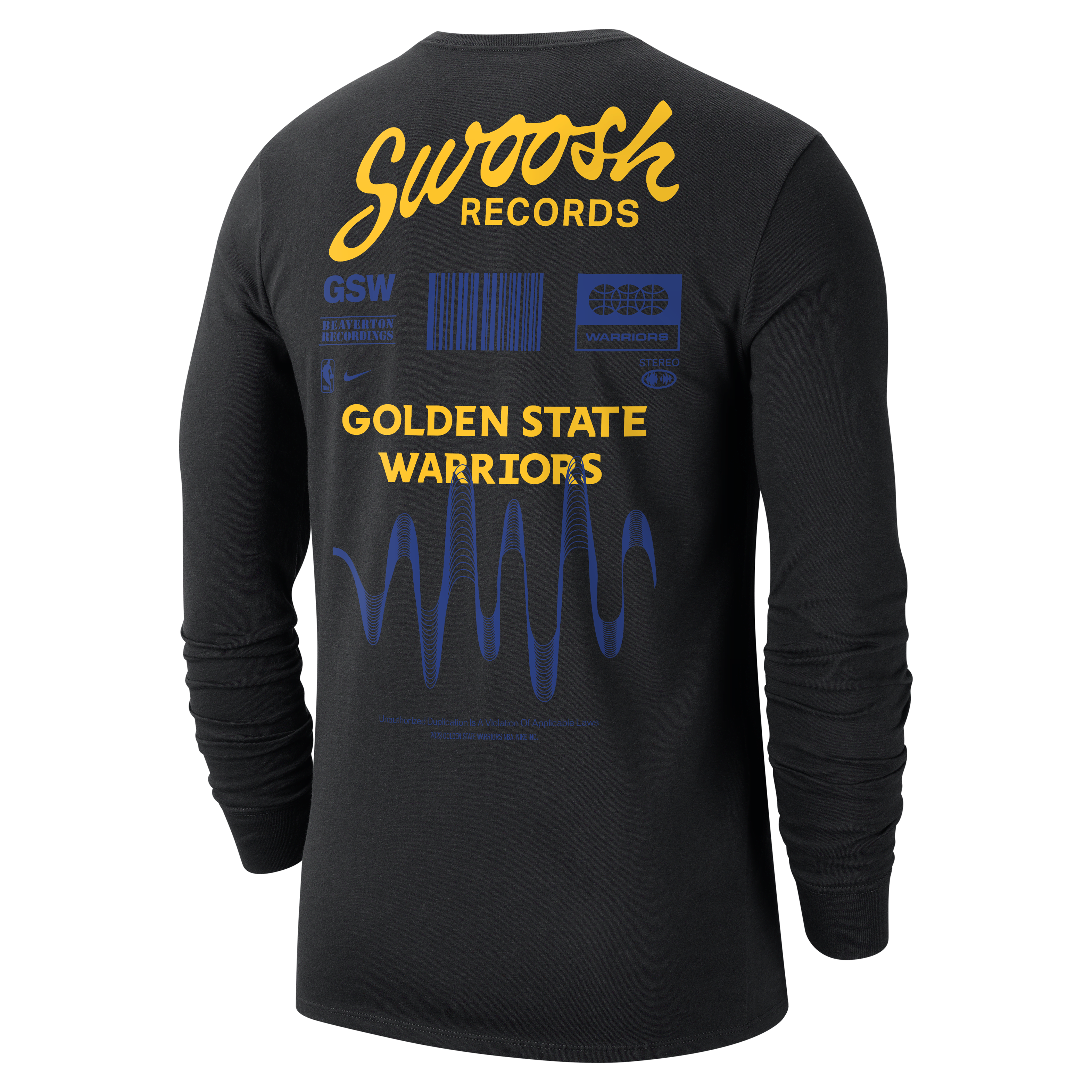 Golden State Warriors Essential Men's Nike NBA Long-Sleeve T-Shirt