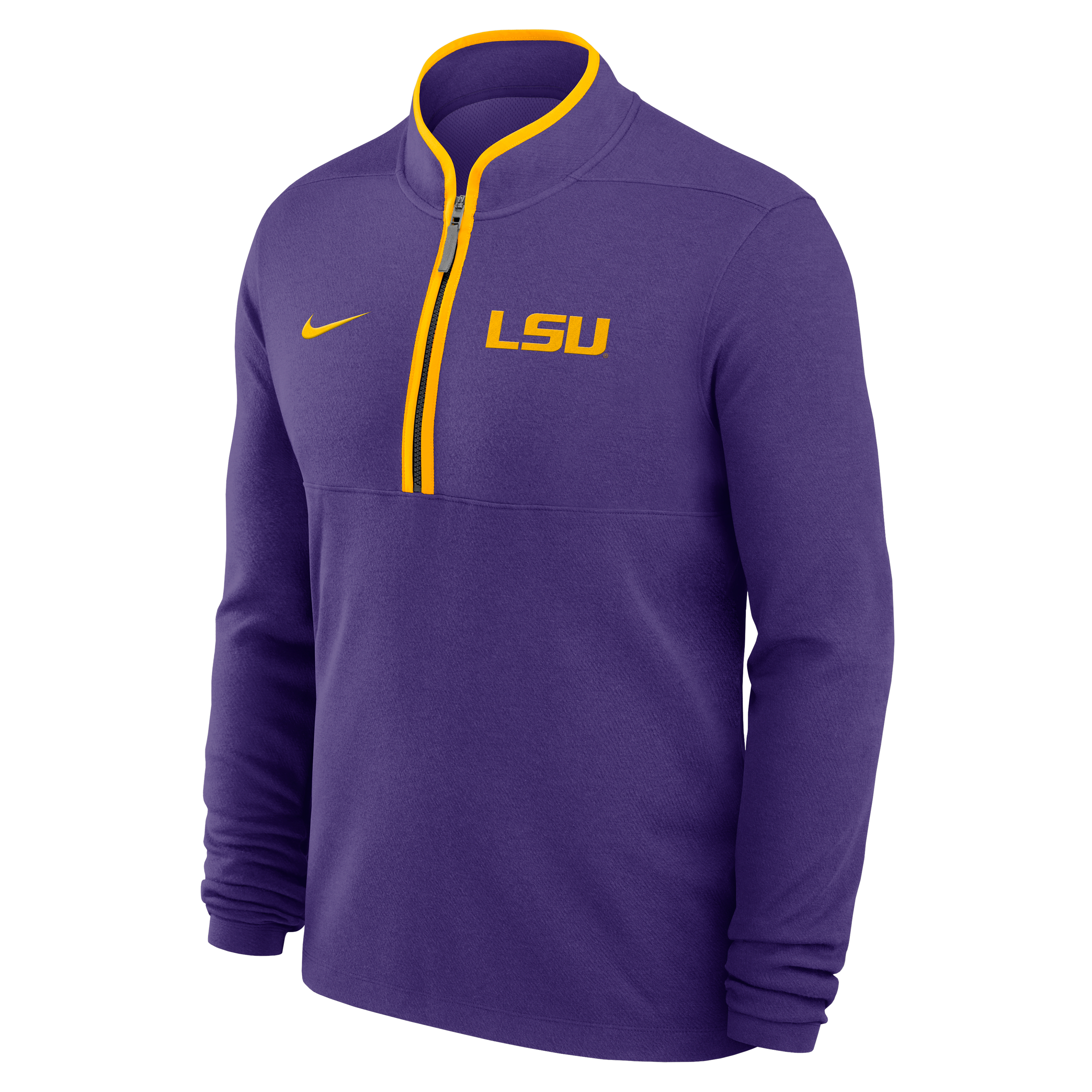 LSU Victory Men's Nike Dri-FIT College 1/2-Zip Long-Sleeve Top