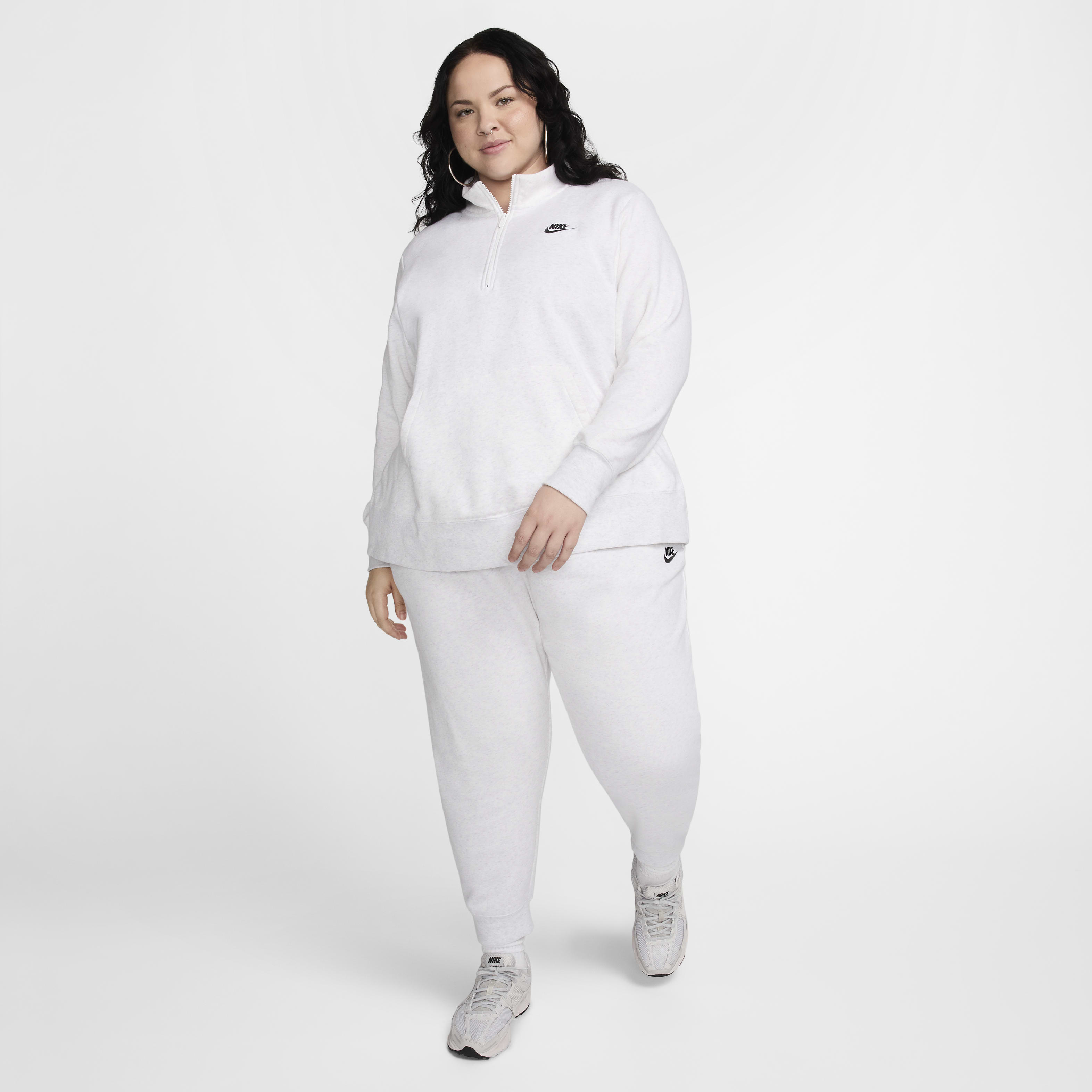 Nike Sportswear Club Fleece Women's 1/2-Zip Sweatshirt (Plus Size)