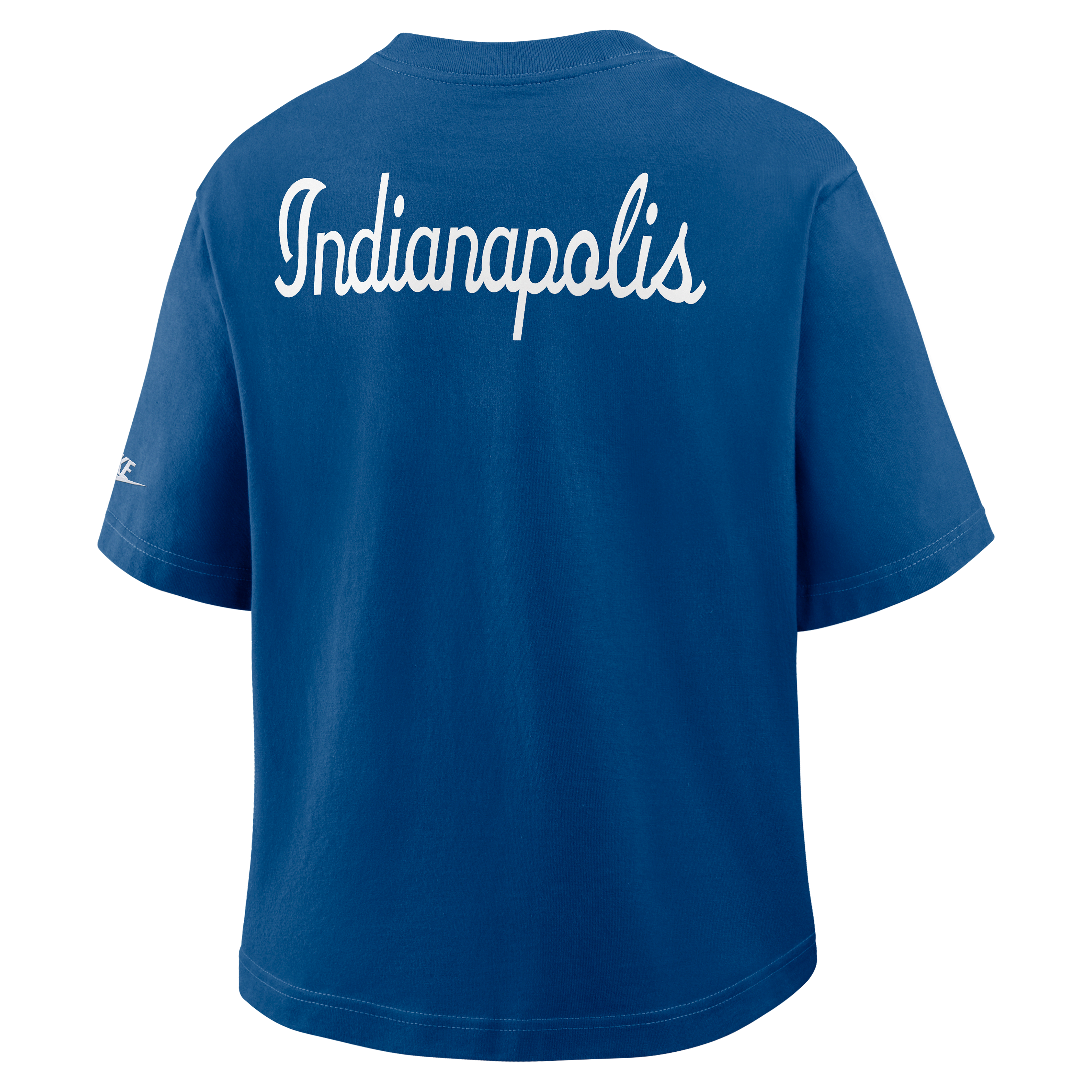 Indianapolis Colts Rewind Pocket Boxy Women's Nike NFL T-Shirt