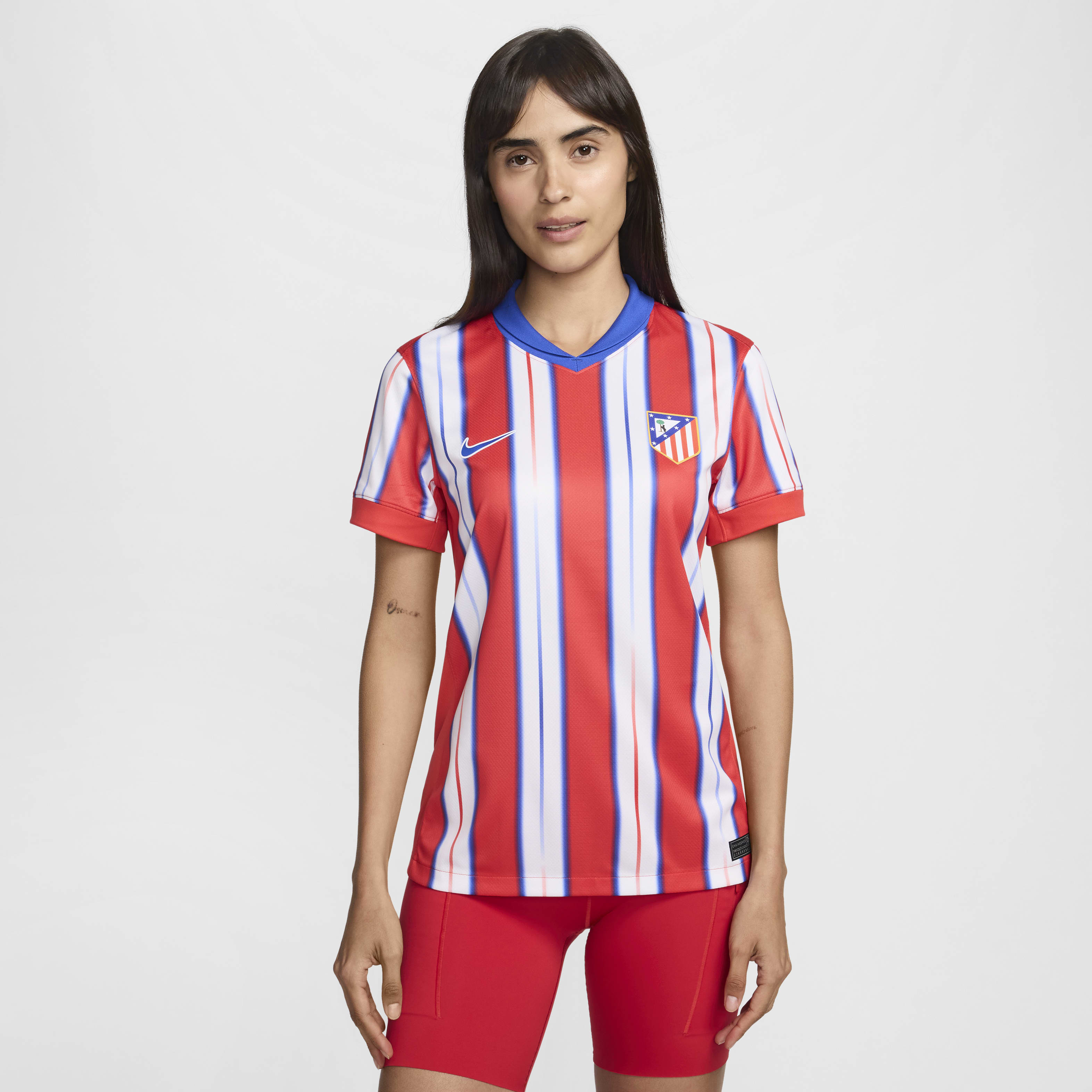 Atlético Madrid 2024/25 Stadium Home Women's Nike Dri-FIT Soccer Replica Jersey