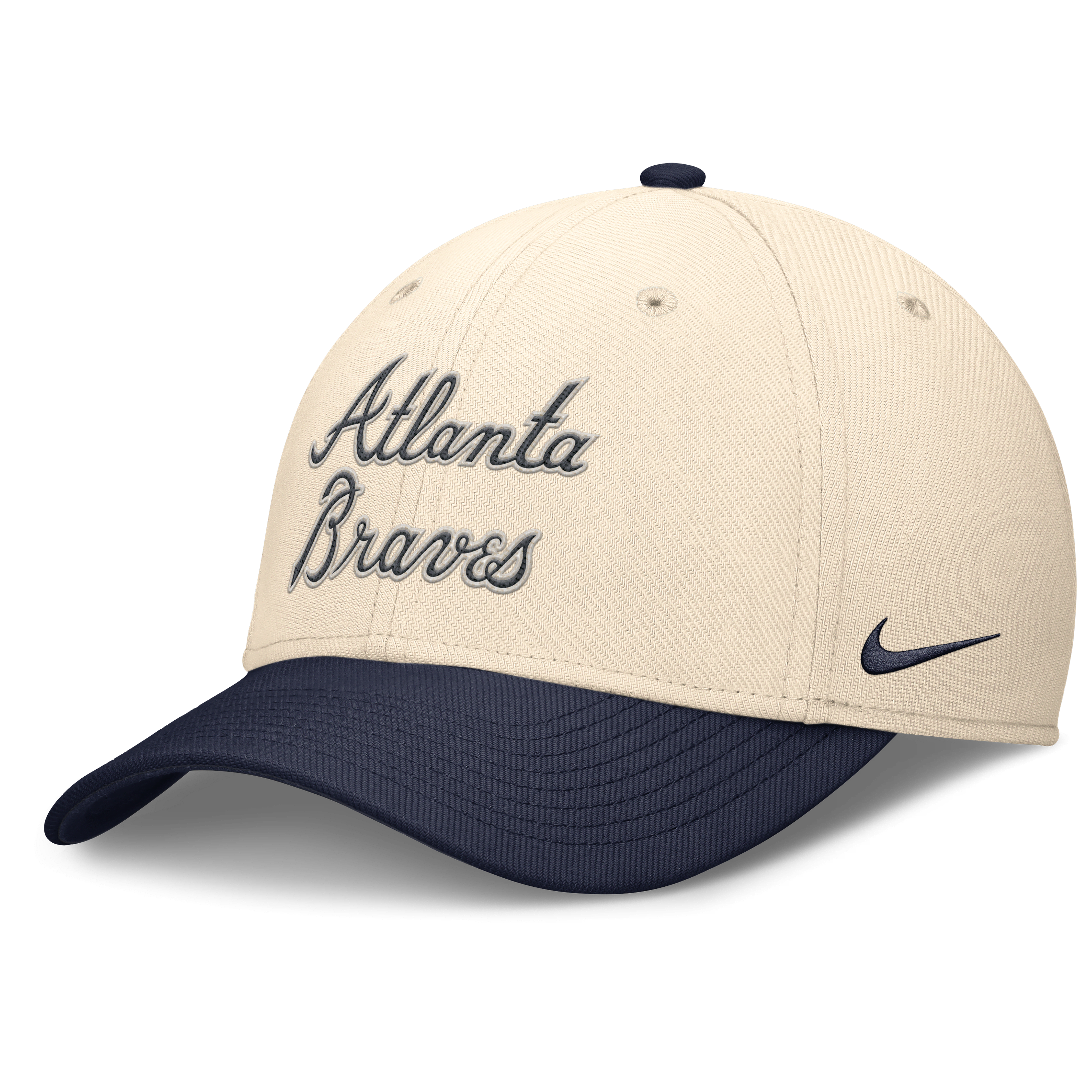 Atlanta Braves Statement Rise Swoosh Men's Nike Dri-FIT MLB Hat