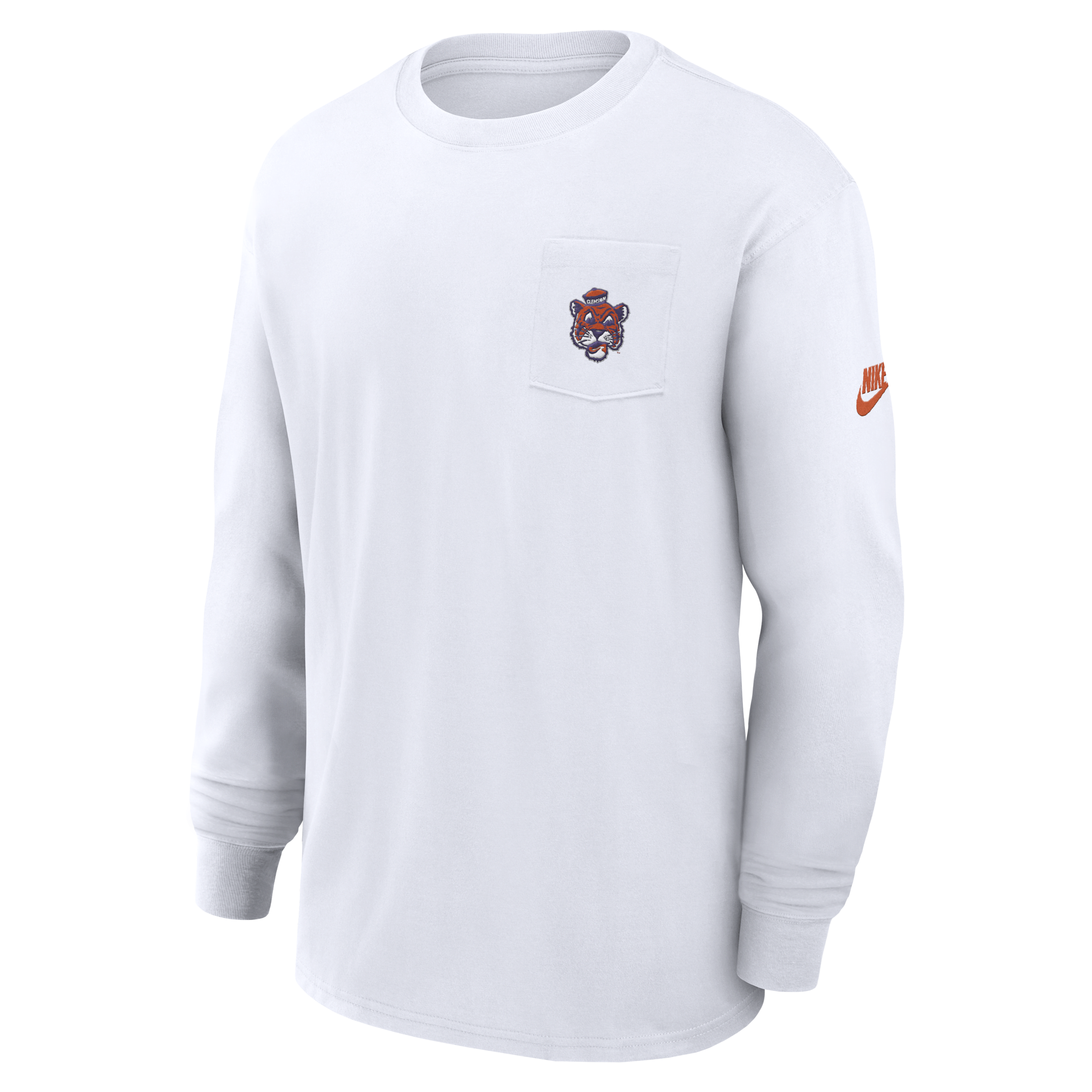 Clemson Tigers Legacy Max90 Pocket Men's Nike College Long-Sleeve T-Shirt