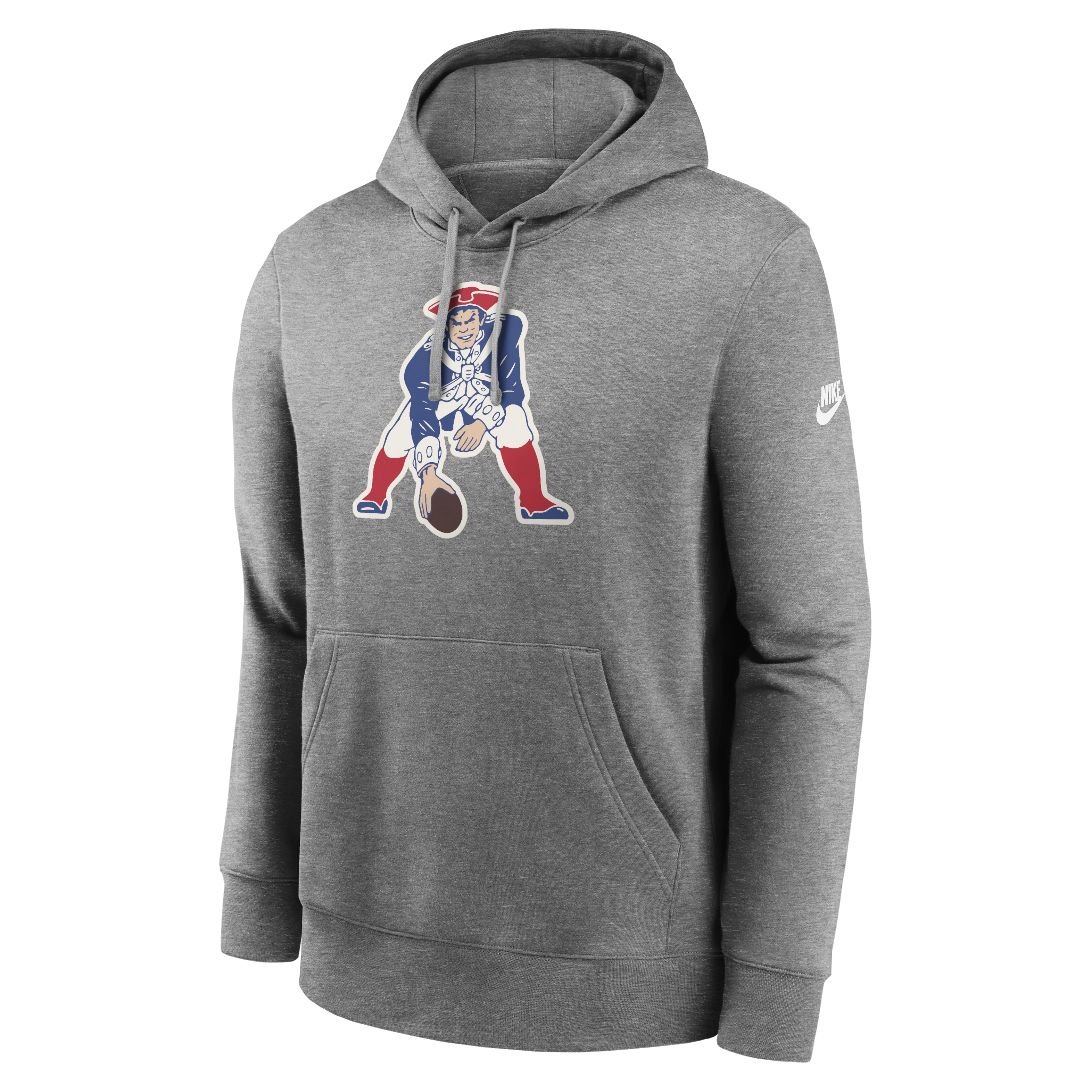 New England Patriots Rewind Club Logo Men’s Nike NFL Pullover Hoodie