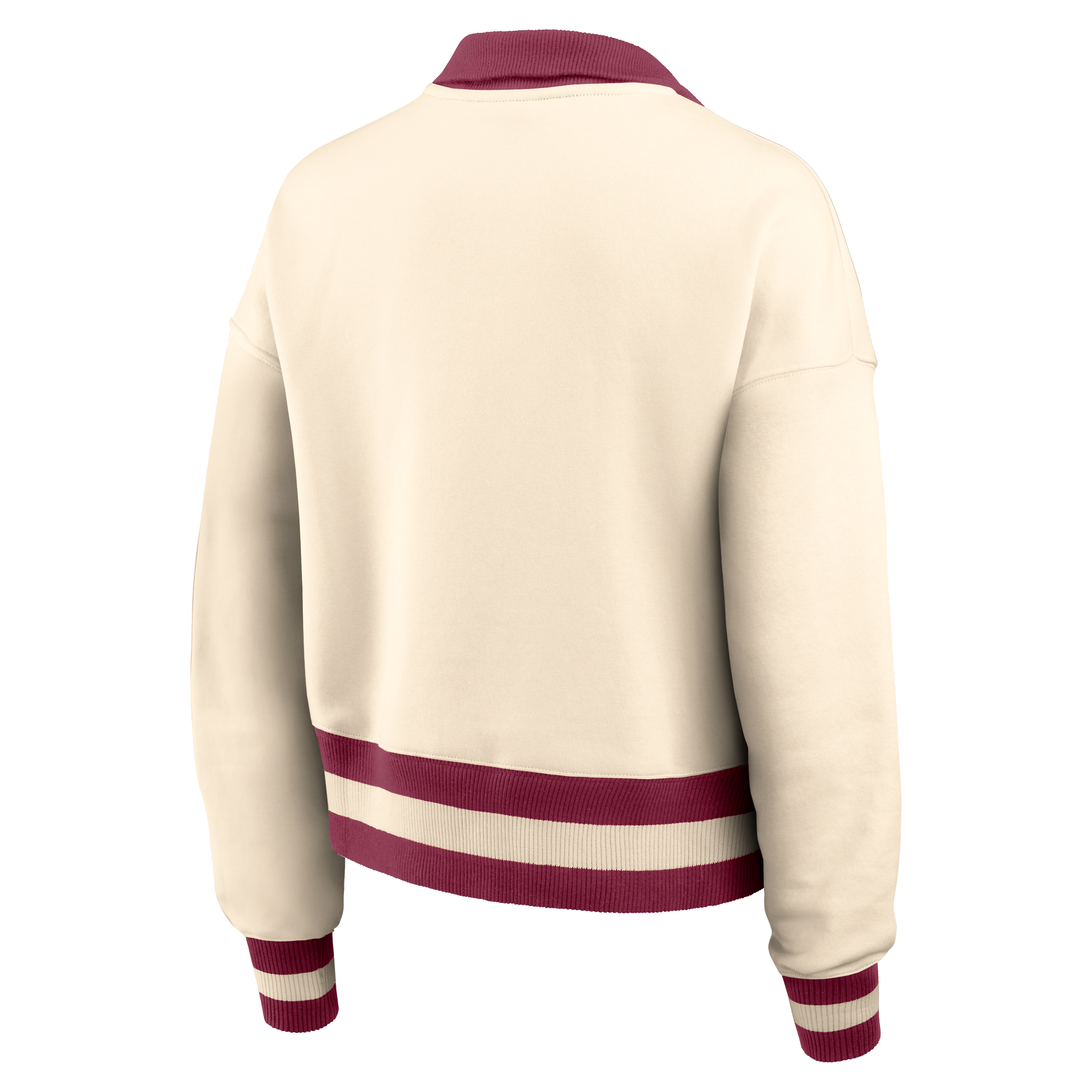 Florida State Legacy Women's Nike College Cropped 1/4-Zip Crew
