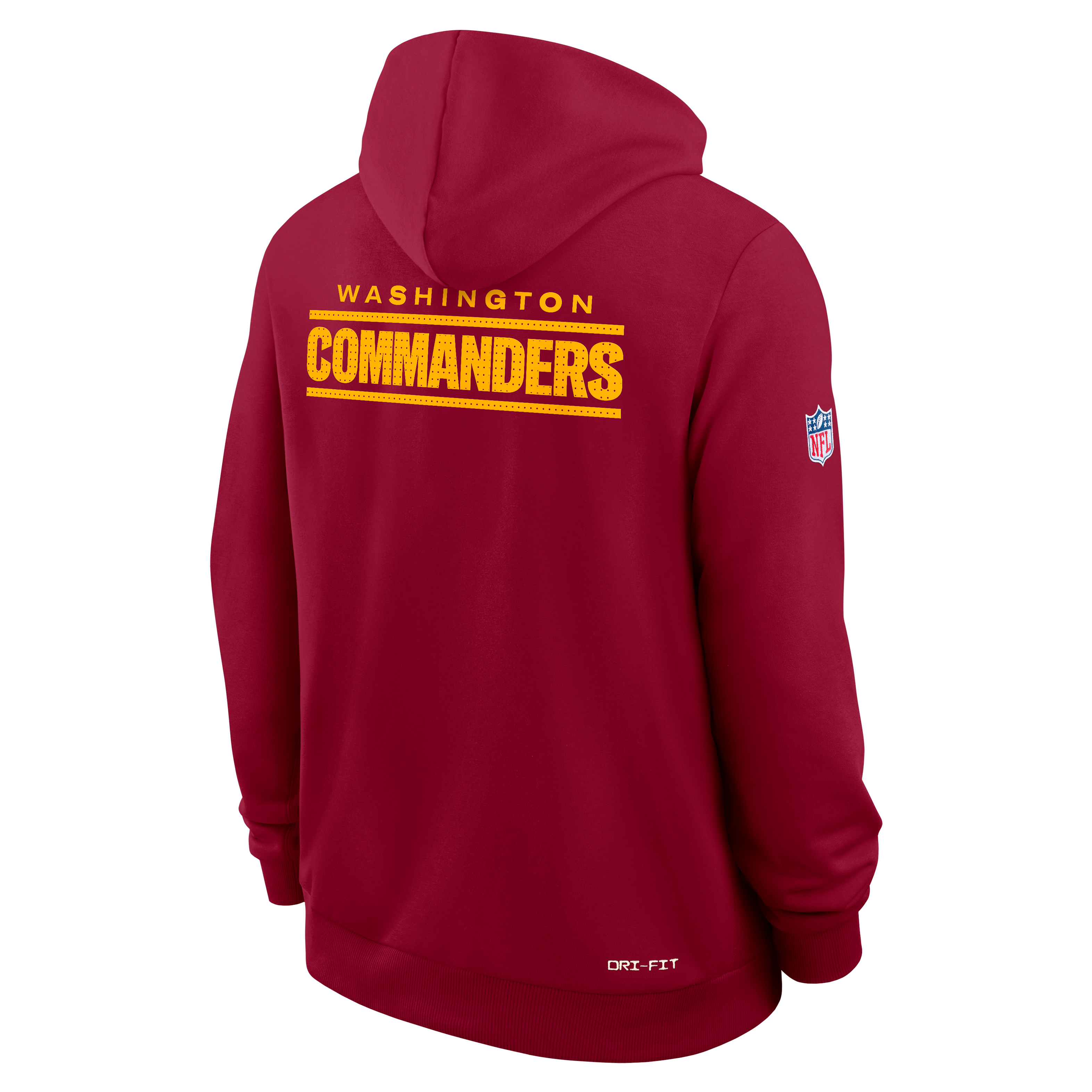 Washington Commanders Initial Home Sideline Men's Nike Dri-FIT NFL Pullover Hoodie