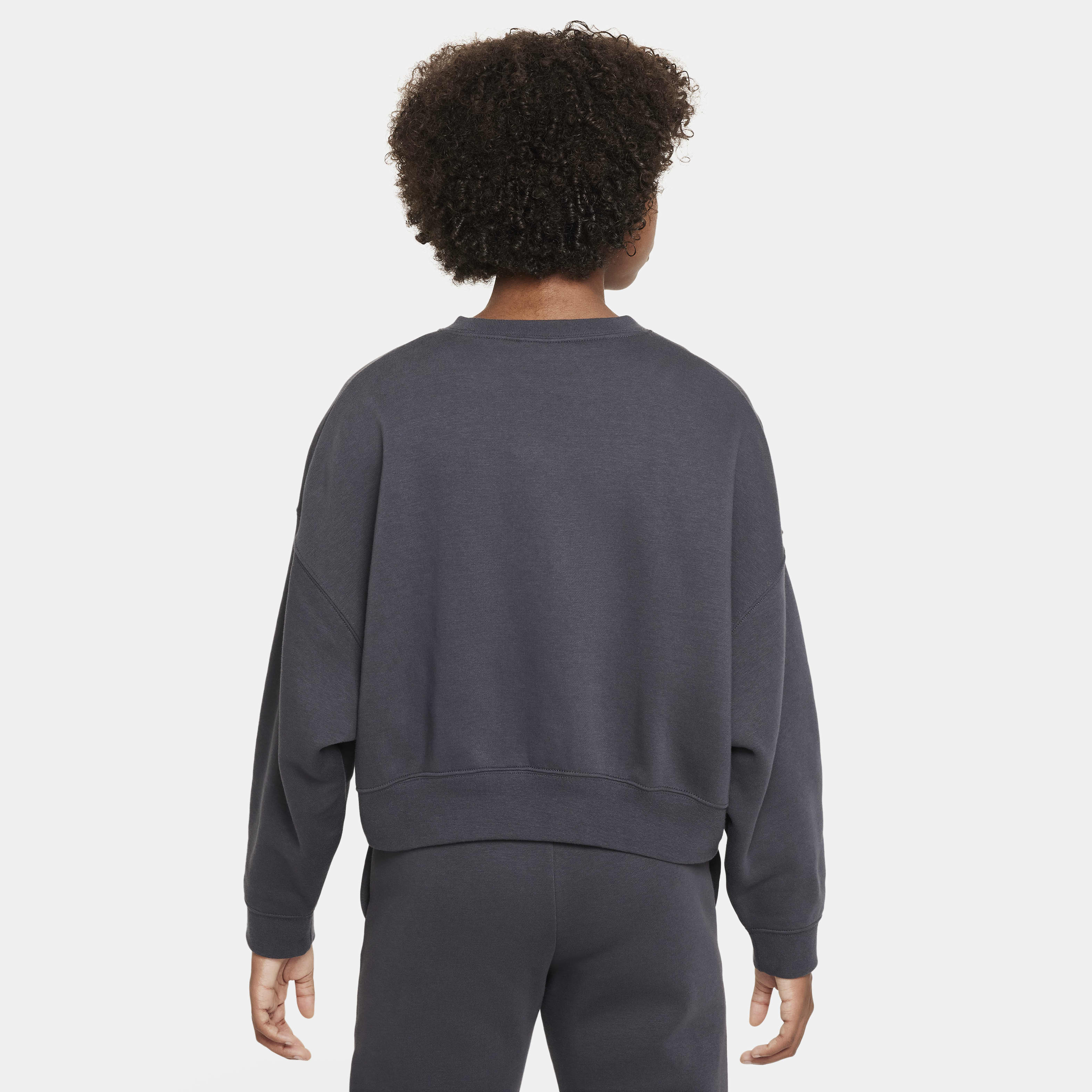 Nike Sportswear Big Kids' (Girls') Oversized Fleece Crew-Neck Sweatshirt