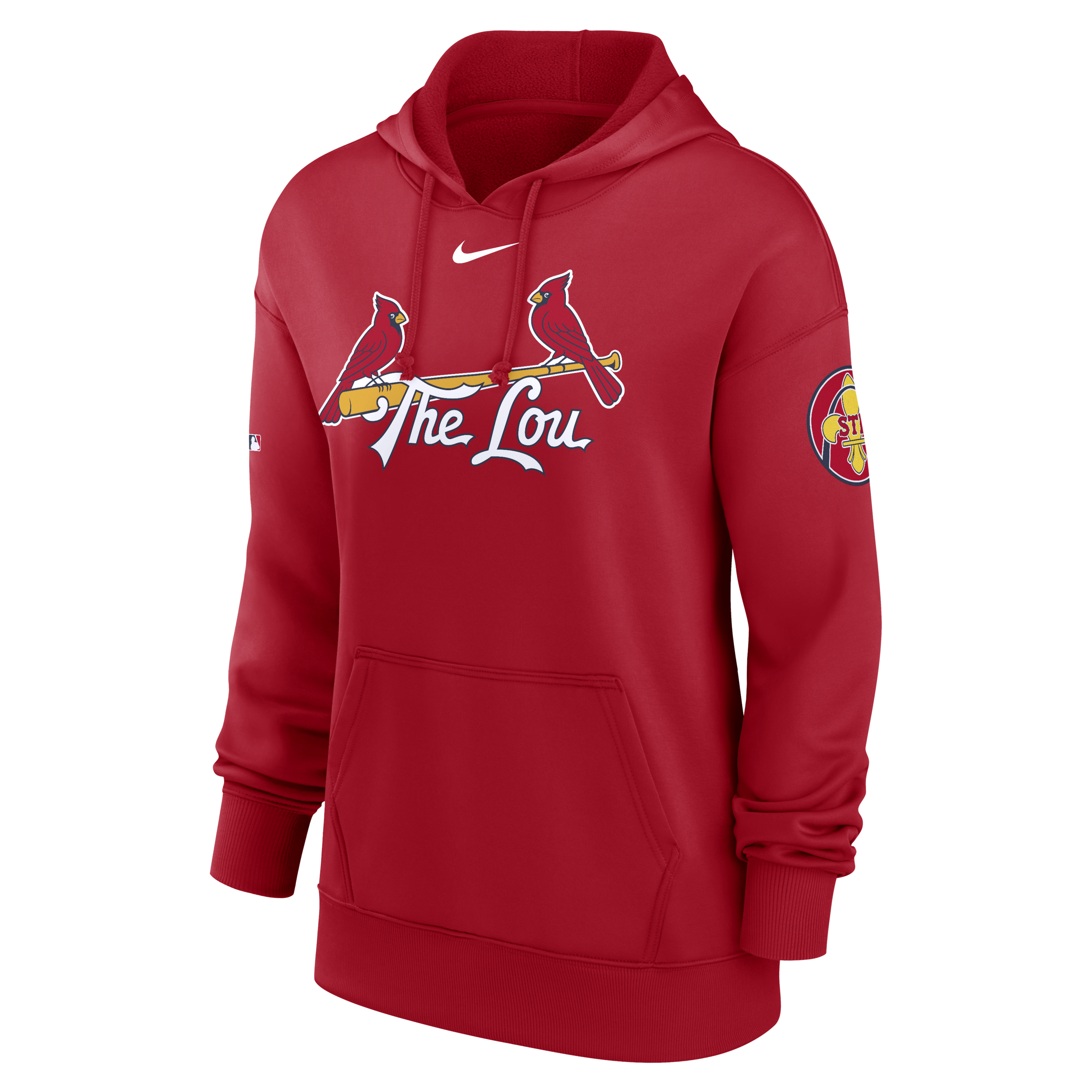 St. Louis Cardinals Authentic Collection City Connect Practice Women's Nike Dri-FIT MLB Pullover Hoodie