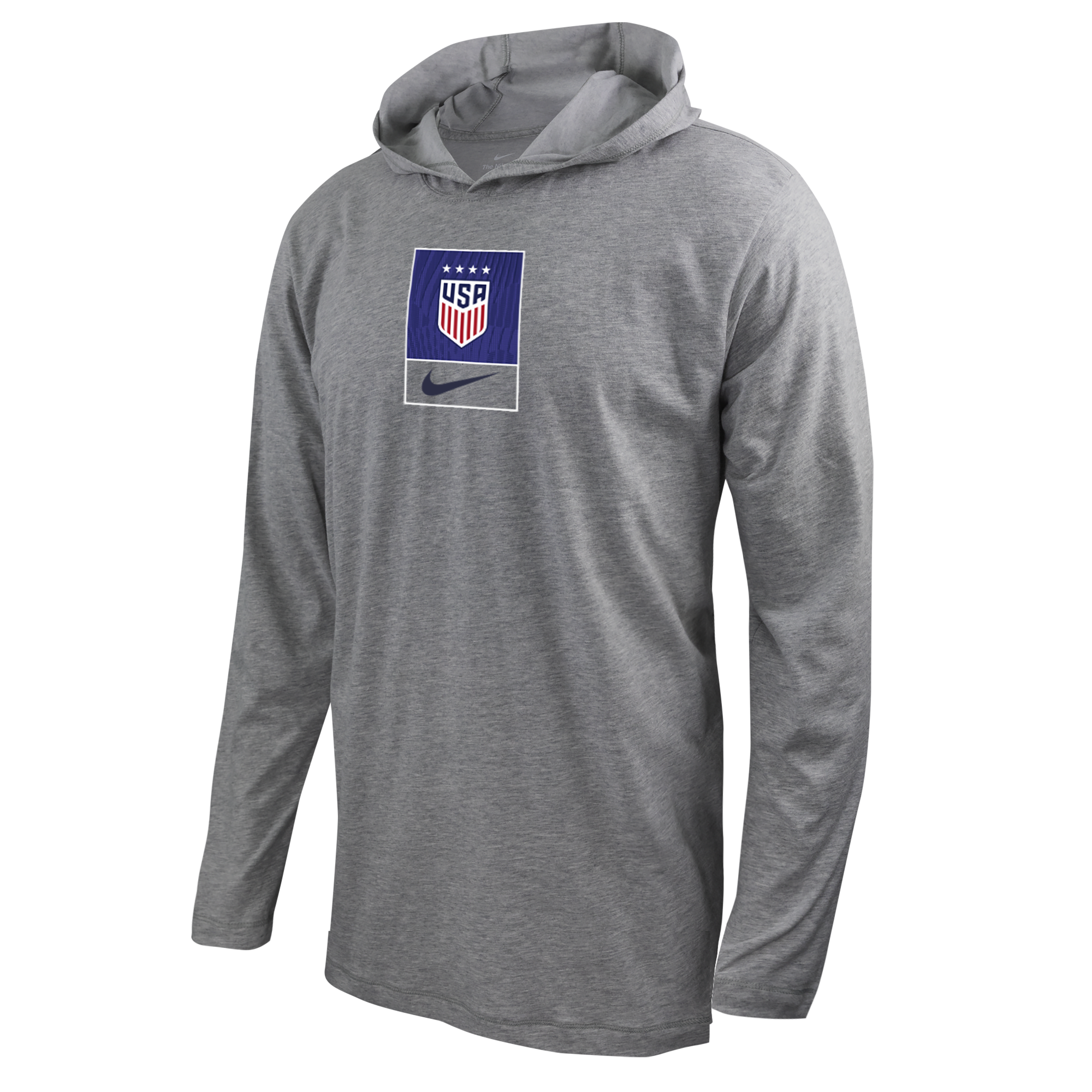 USWNT Men's Nike Soccer Long-Sleeve Hooded T-Shirt