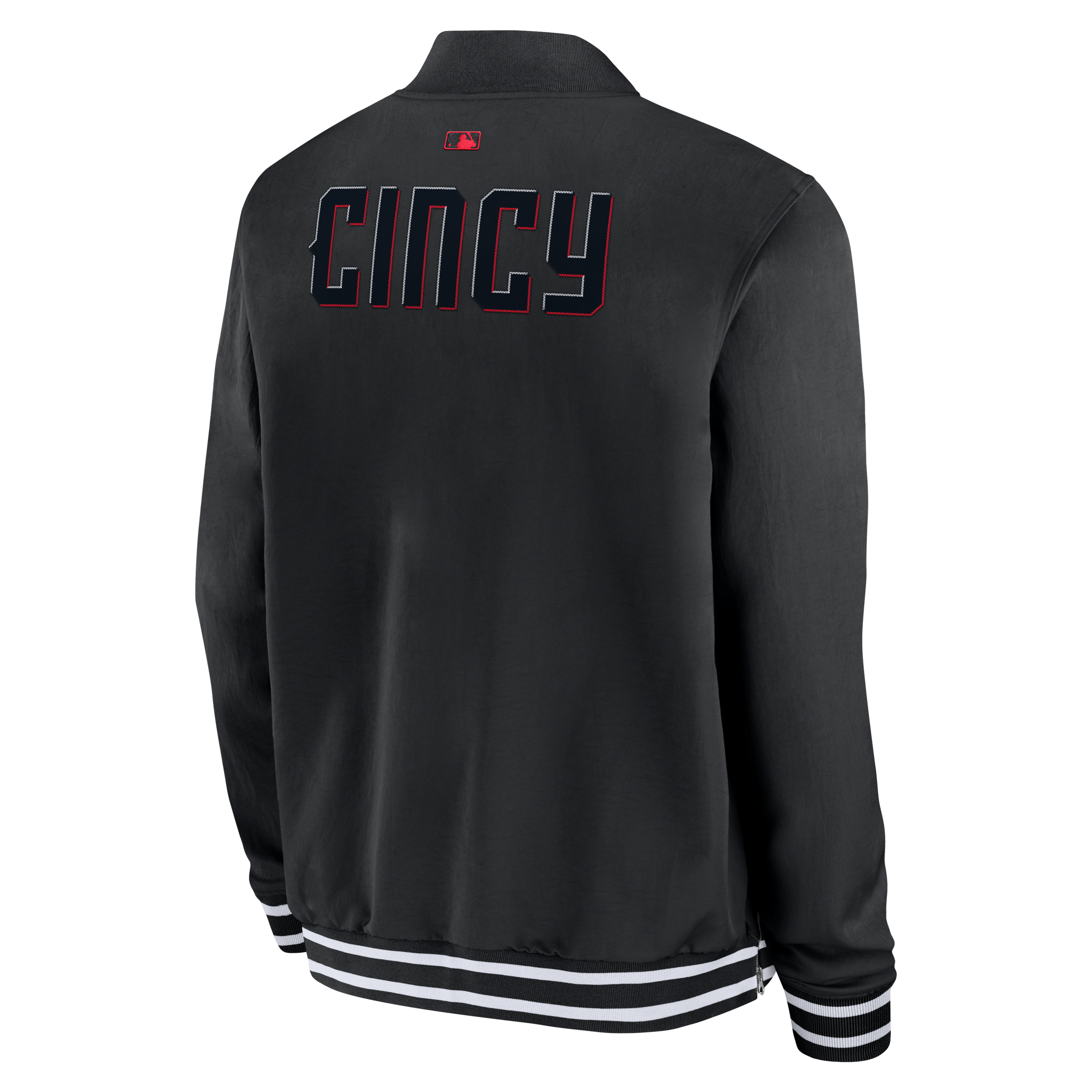 Cincinnati Reds Authentic Collection City Connect Men's Nike MLB Full-Zip Bomber Jacket
