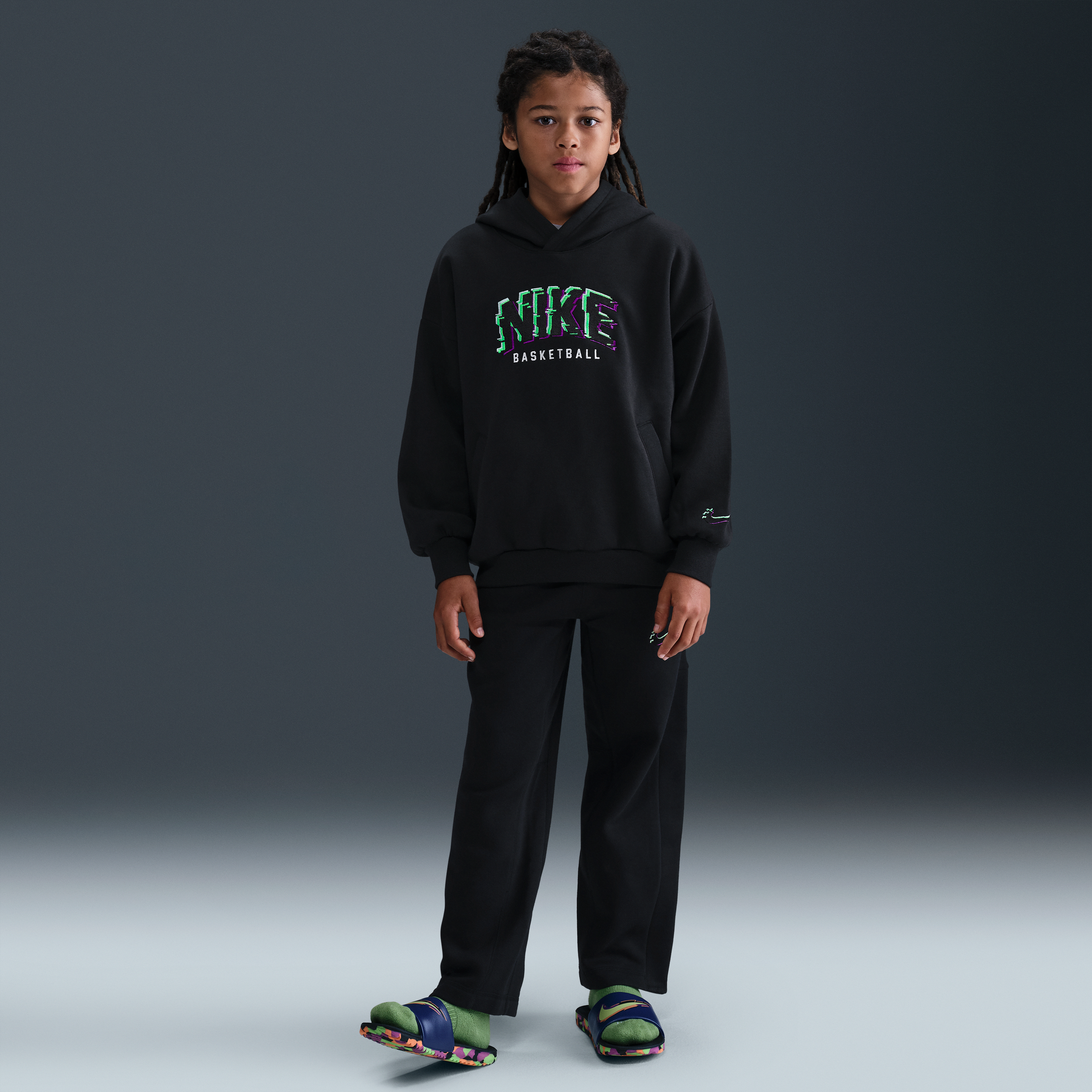 Nike Culture of Basketball Big Kids' Pullover Fleece Hoodie
