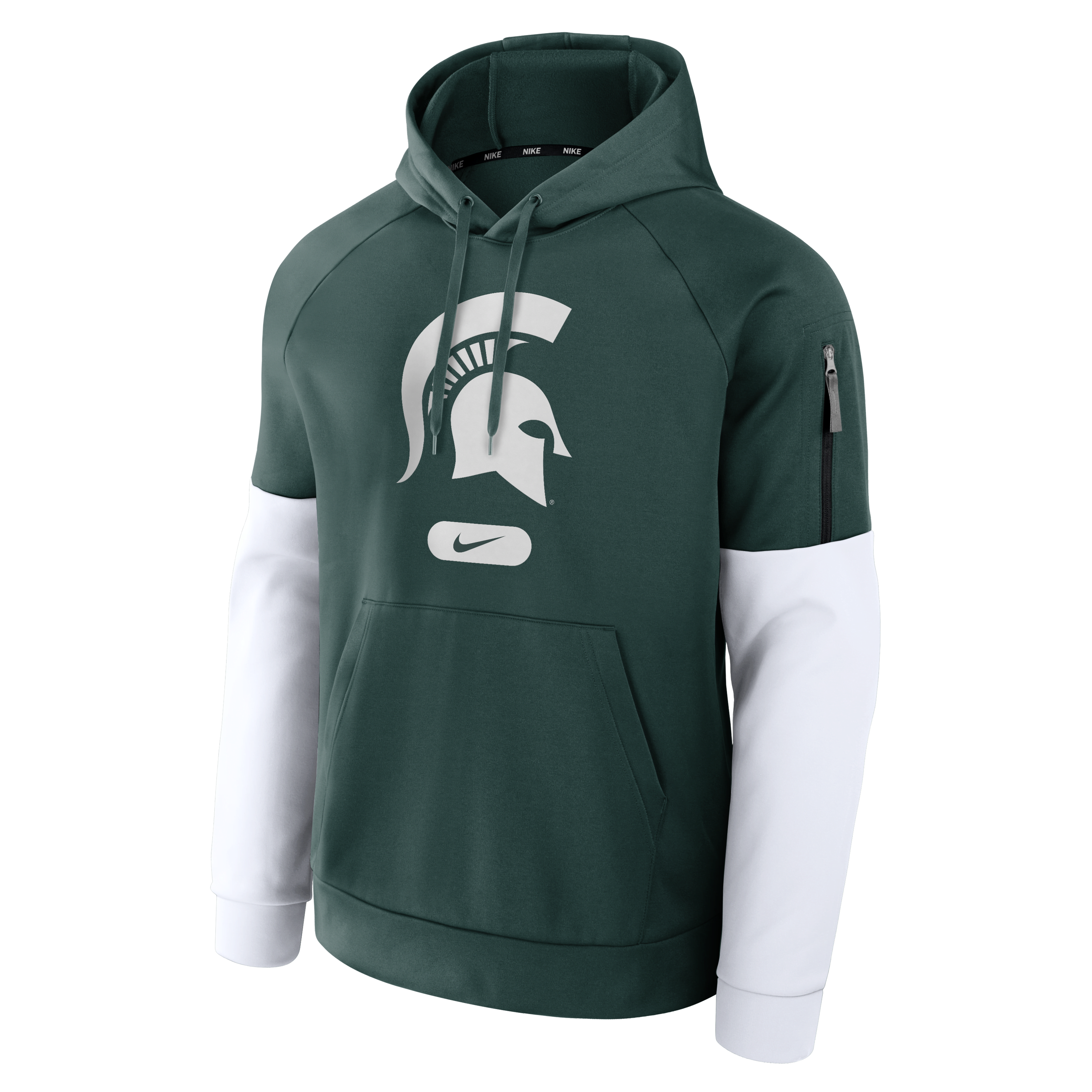 Michigan State Spartans Fitness Men’s Nike Therma College Pullover Hoodie