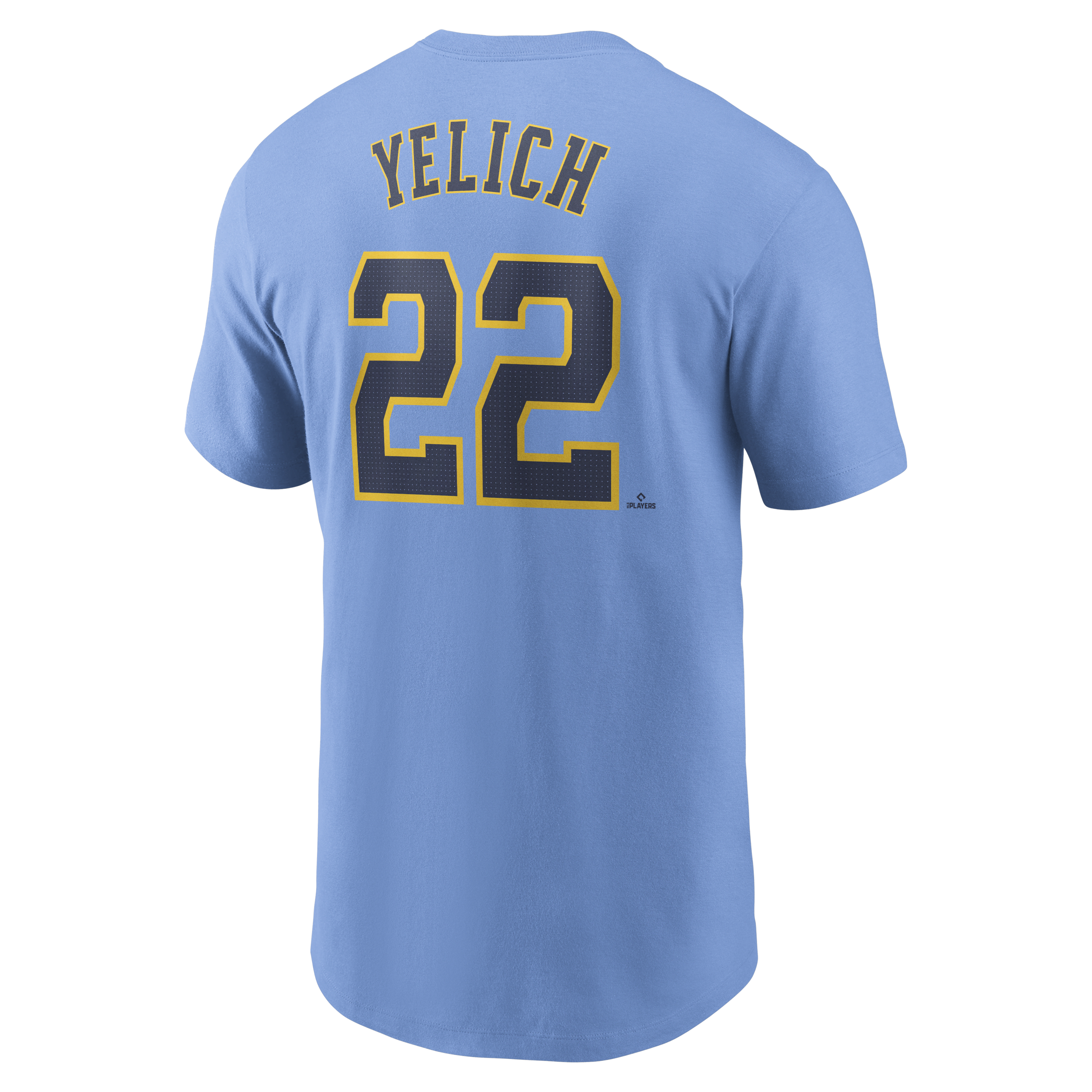 Christian Yelich Milwaukee Brewers City Connect Fuse Men's Nike MLB T-Shirt