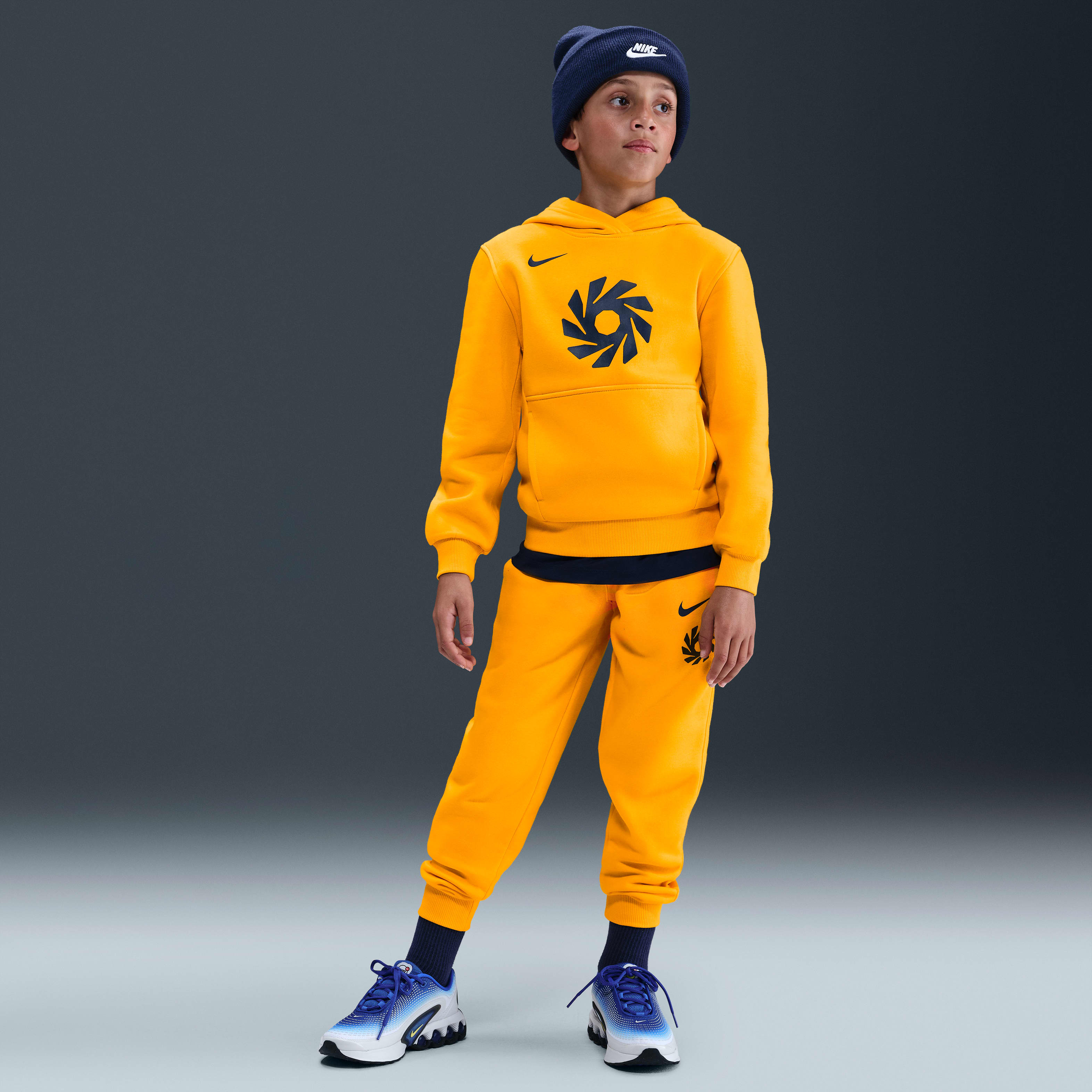 Erling Haaland Club Fleece Big Kids' Soccer Hoodie