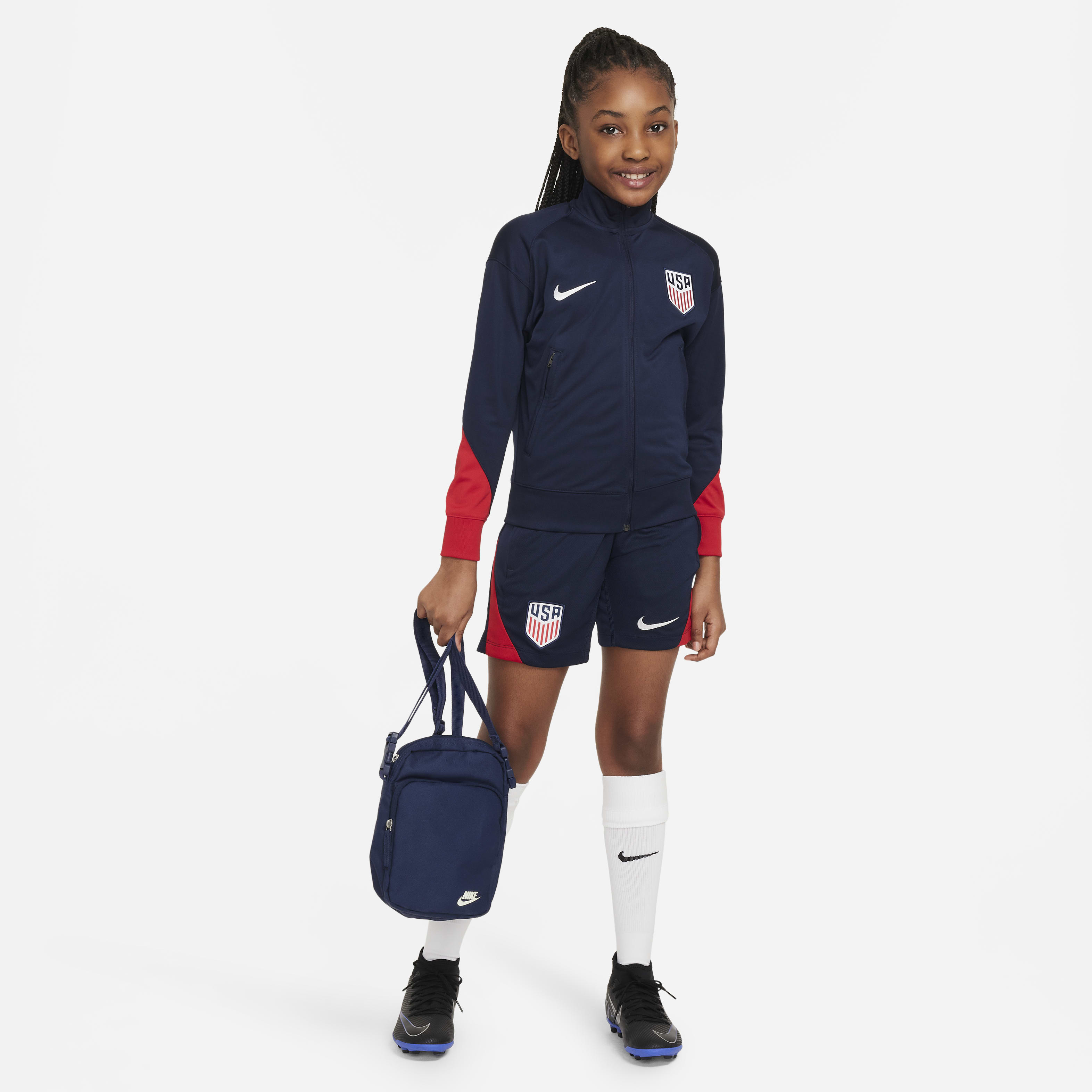 USMNT Strike Big Kids' Nike Dri-FIT Soccer Track Jacket