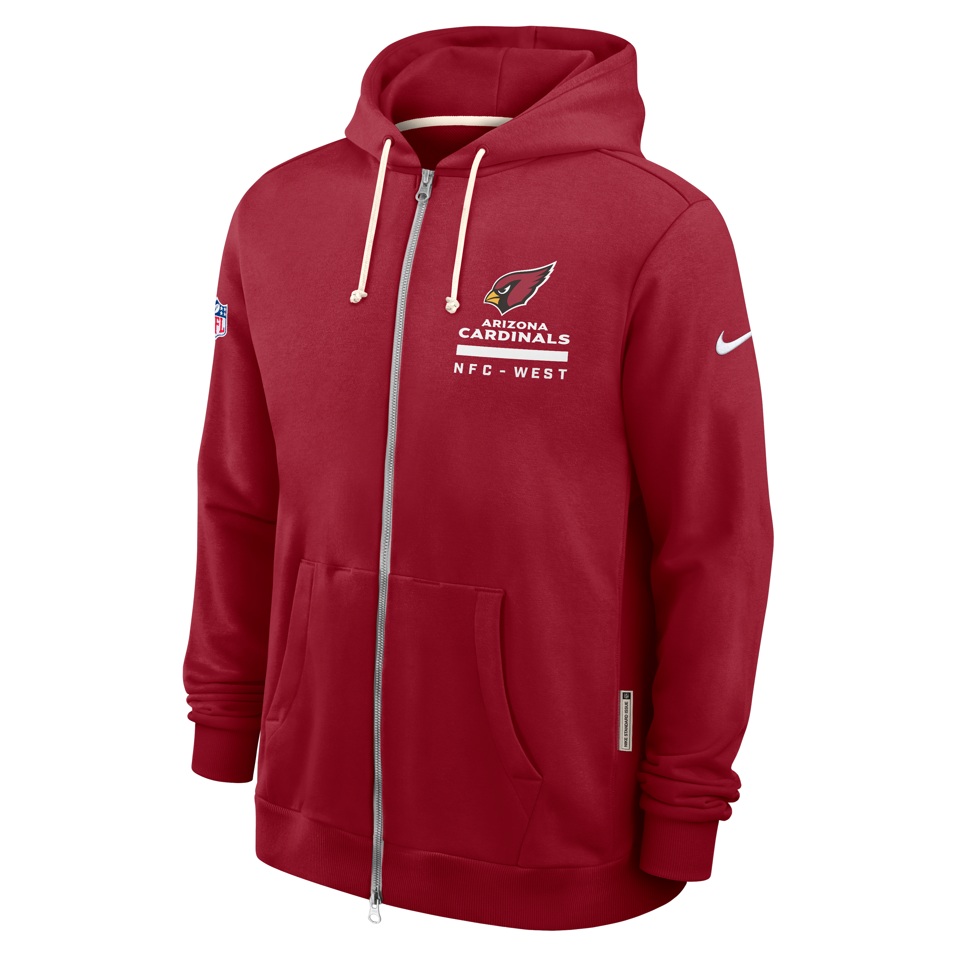 Arizona Cardinals Utility Player Sideline Men's Nike Dri-FIT NFL Full-Zip Hoodie