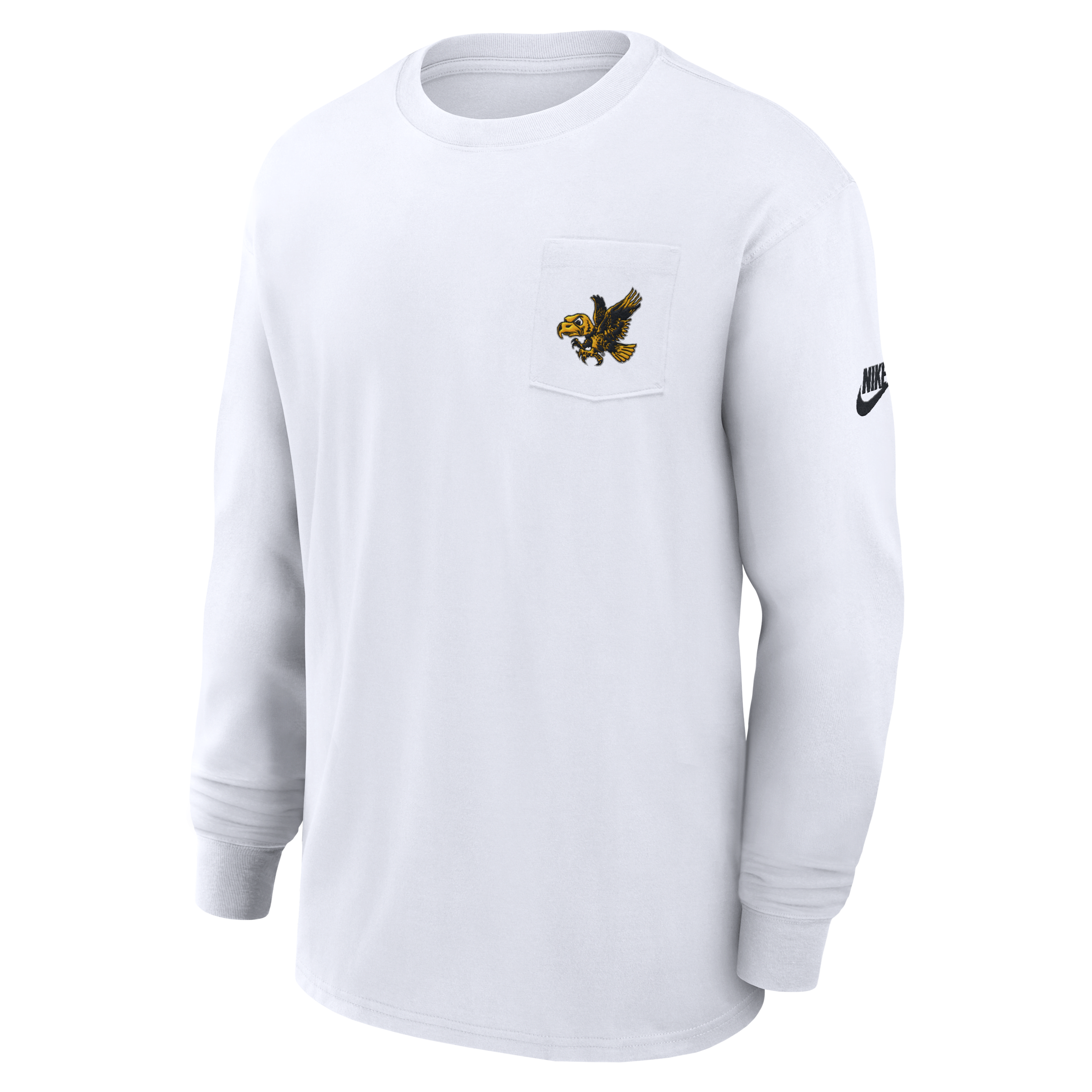 Iowa Hawkeyes Legacy Max90 Pocket Men's Nike College Long-Sleeve T-Shirt