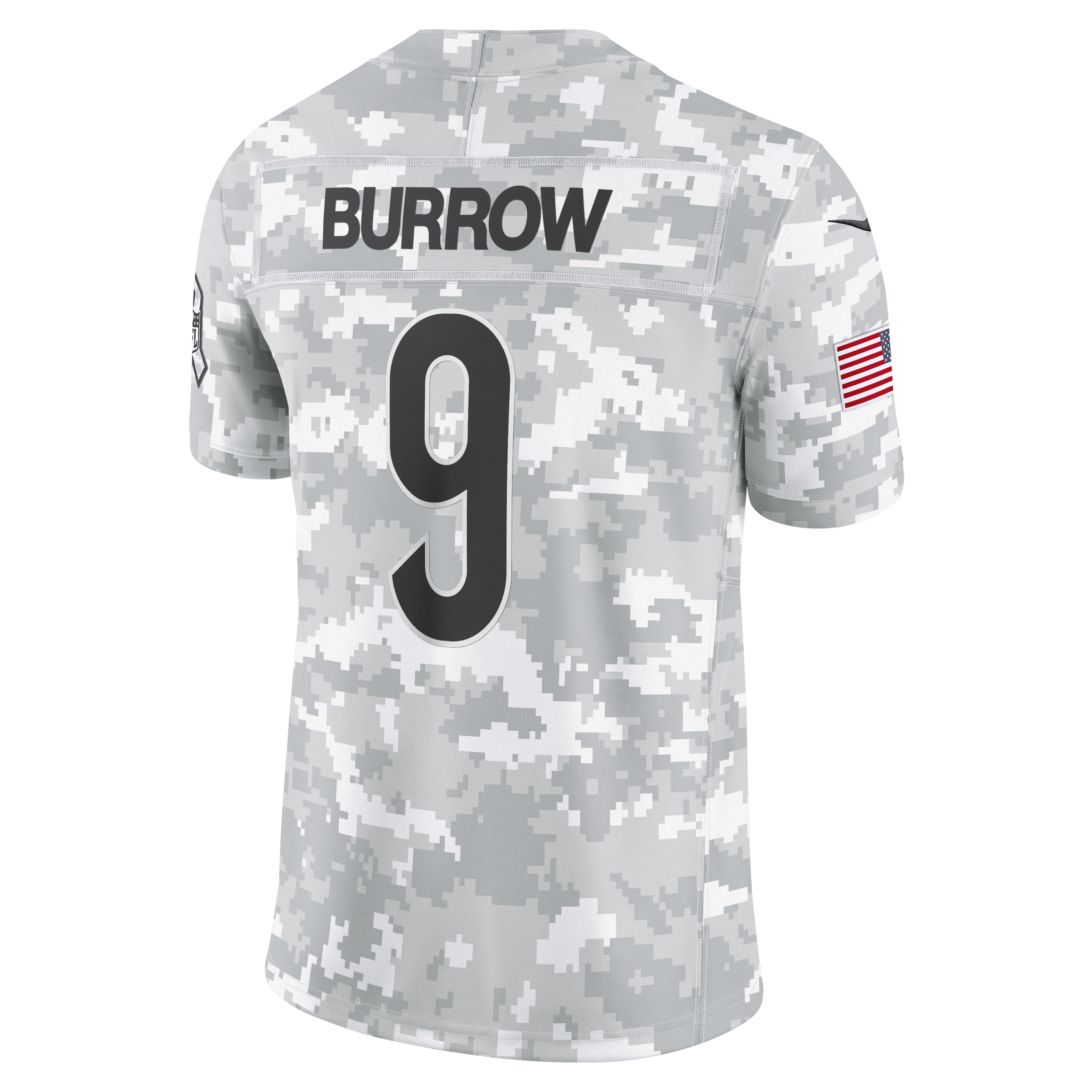 Joe Burrow Cincinnati Bengals Salute to Service Men's Nike Dri-FIT NFL Limited Jersey